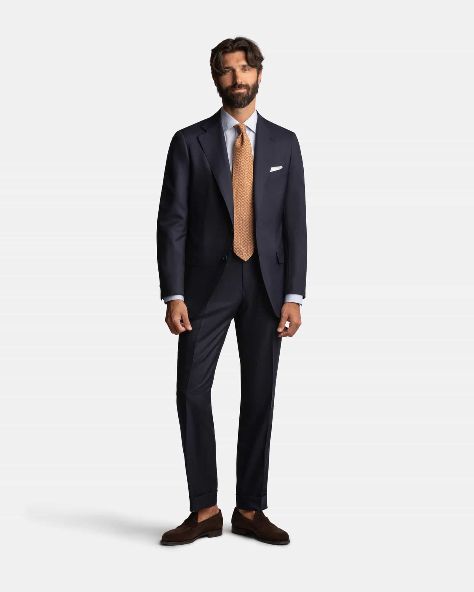 Mod 2 Exclusive s150 Twill Suit Navy