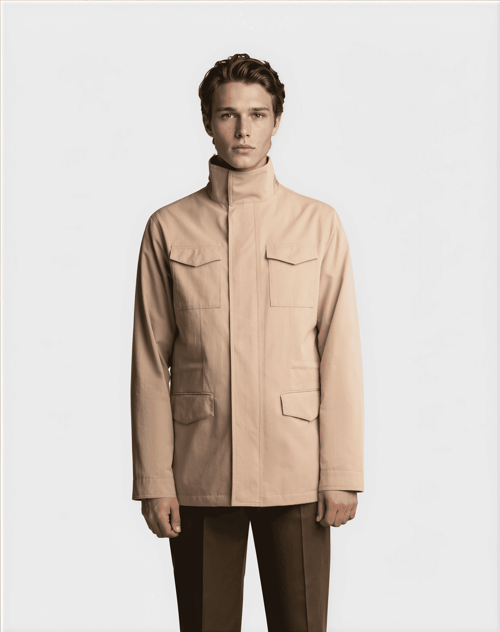 Field Jacket Technical Fabric Beige