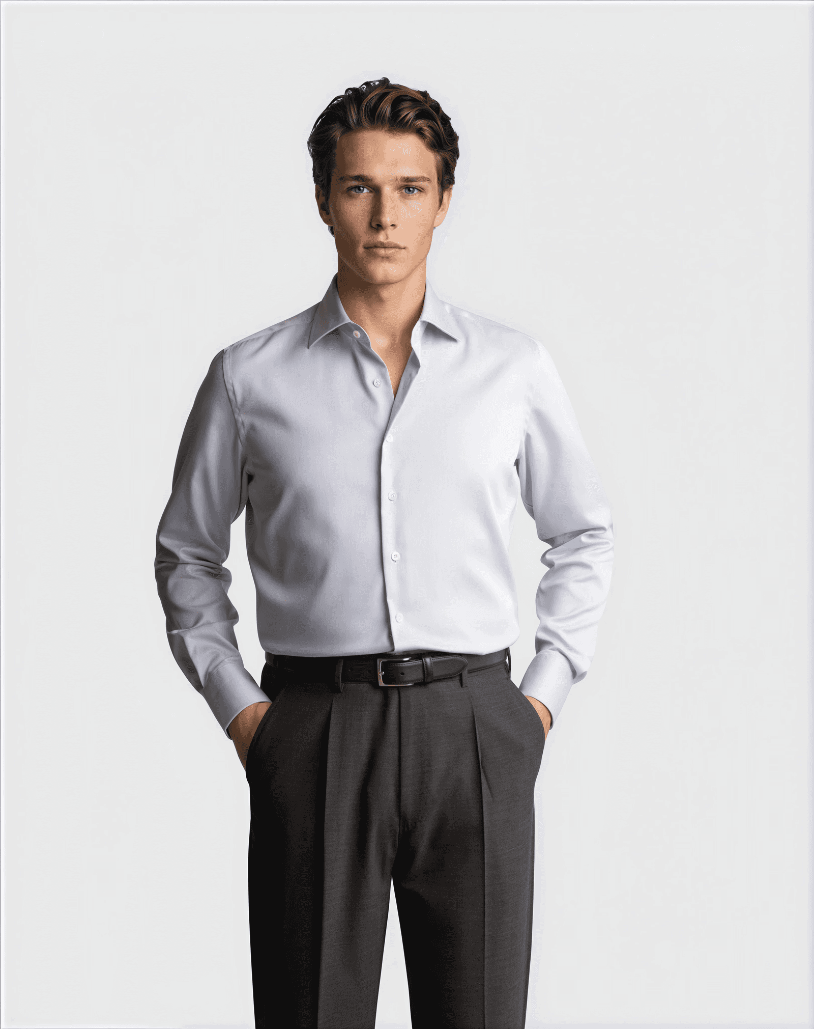 Cavour Twill Shirt Blue