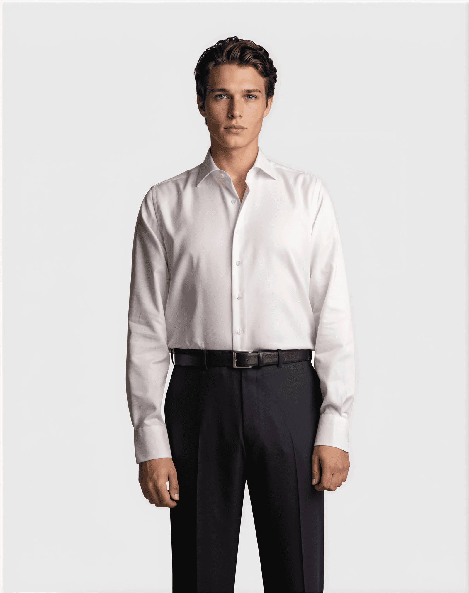 Fine Royal Oxford Shirt White