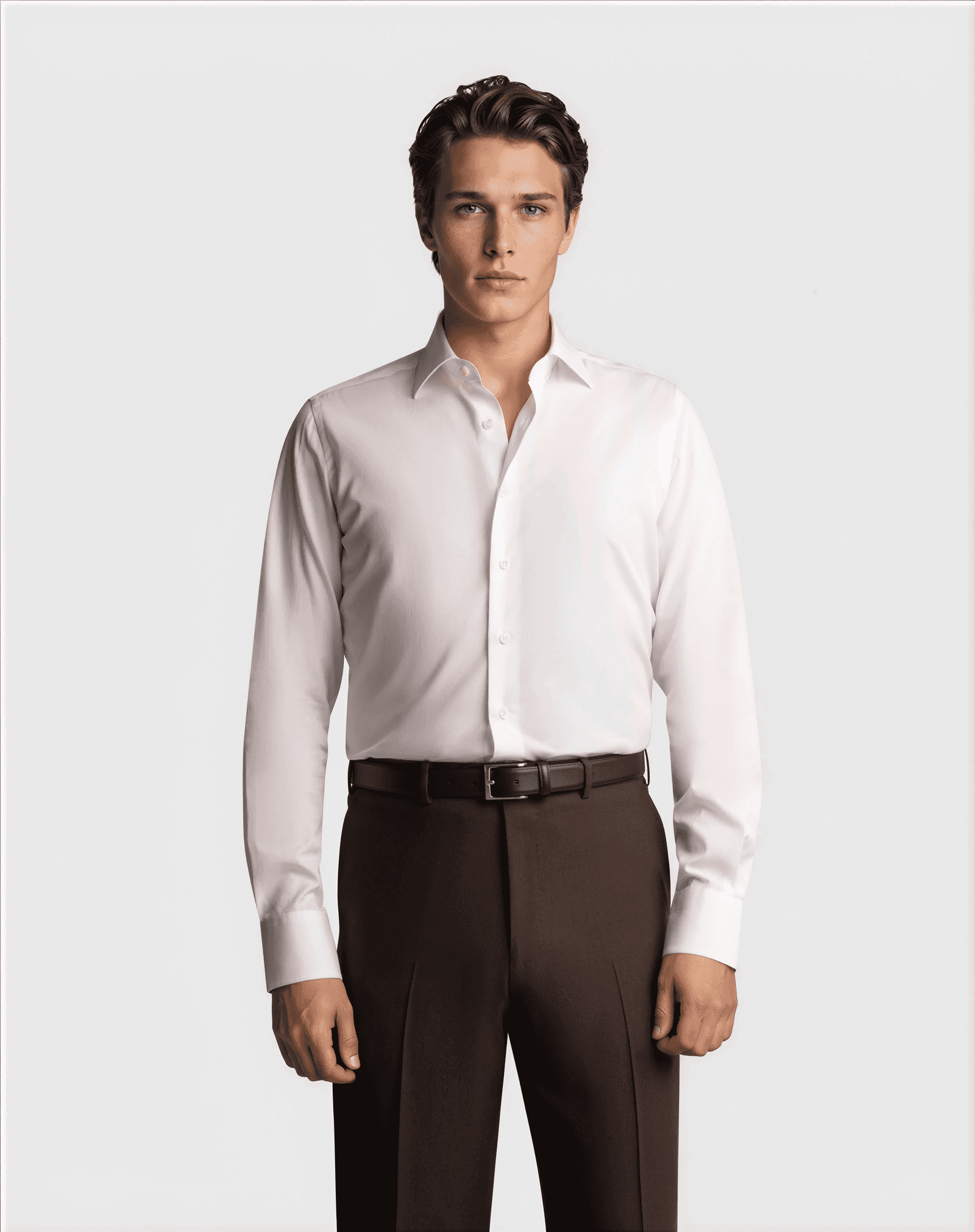 Superior Popline Shirt White