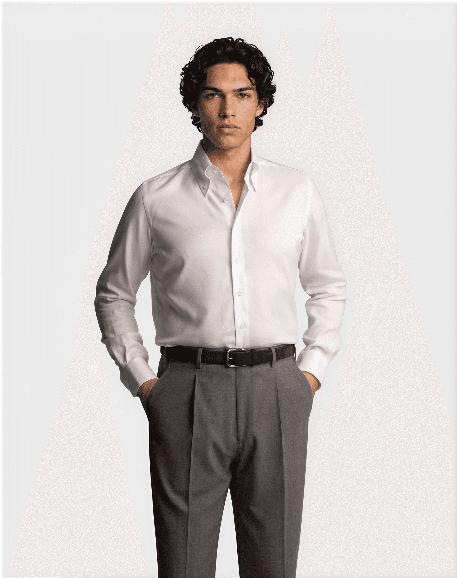 Button Down Oxford Shirt White