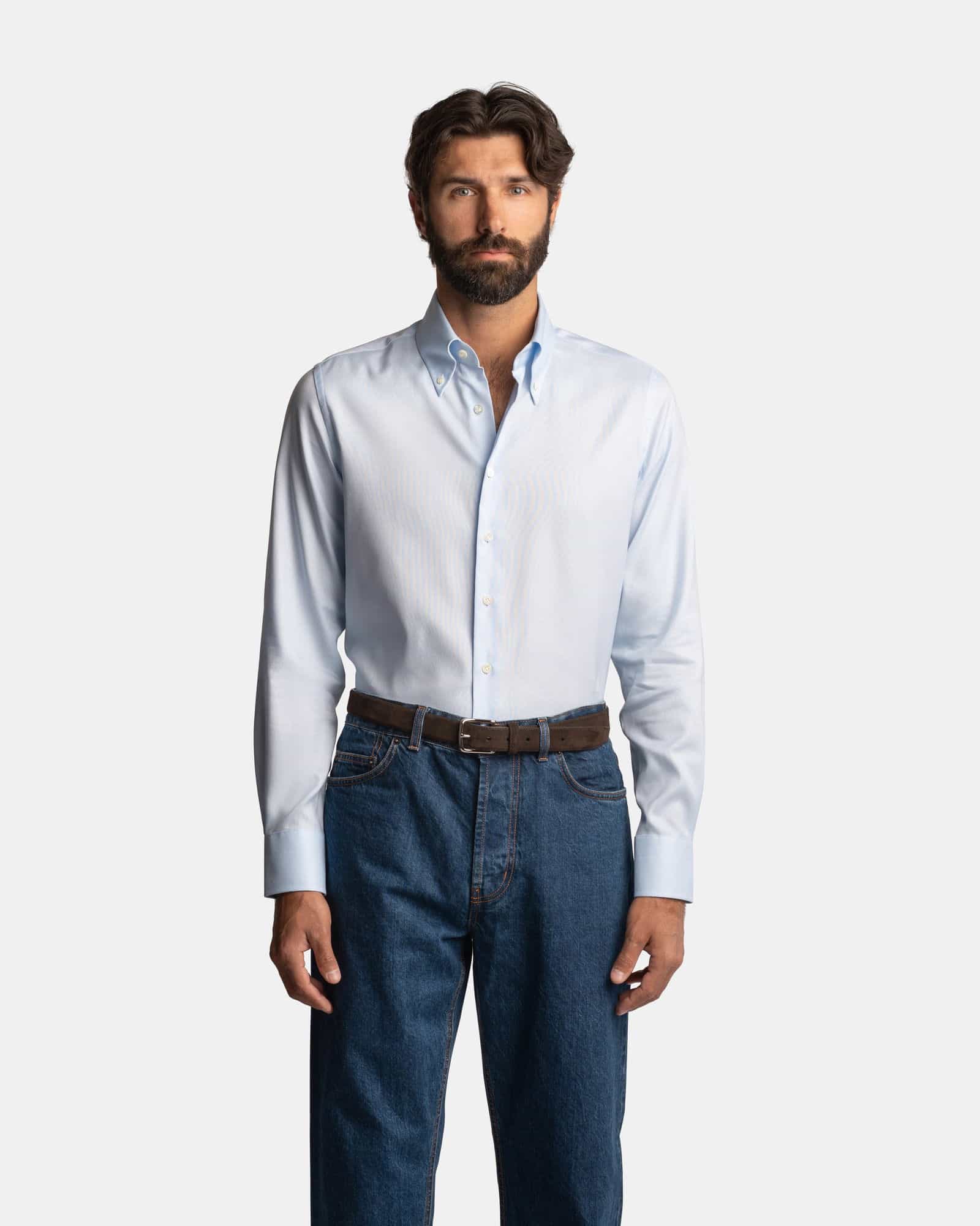 Button Down Oxford Shirt Blue