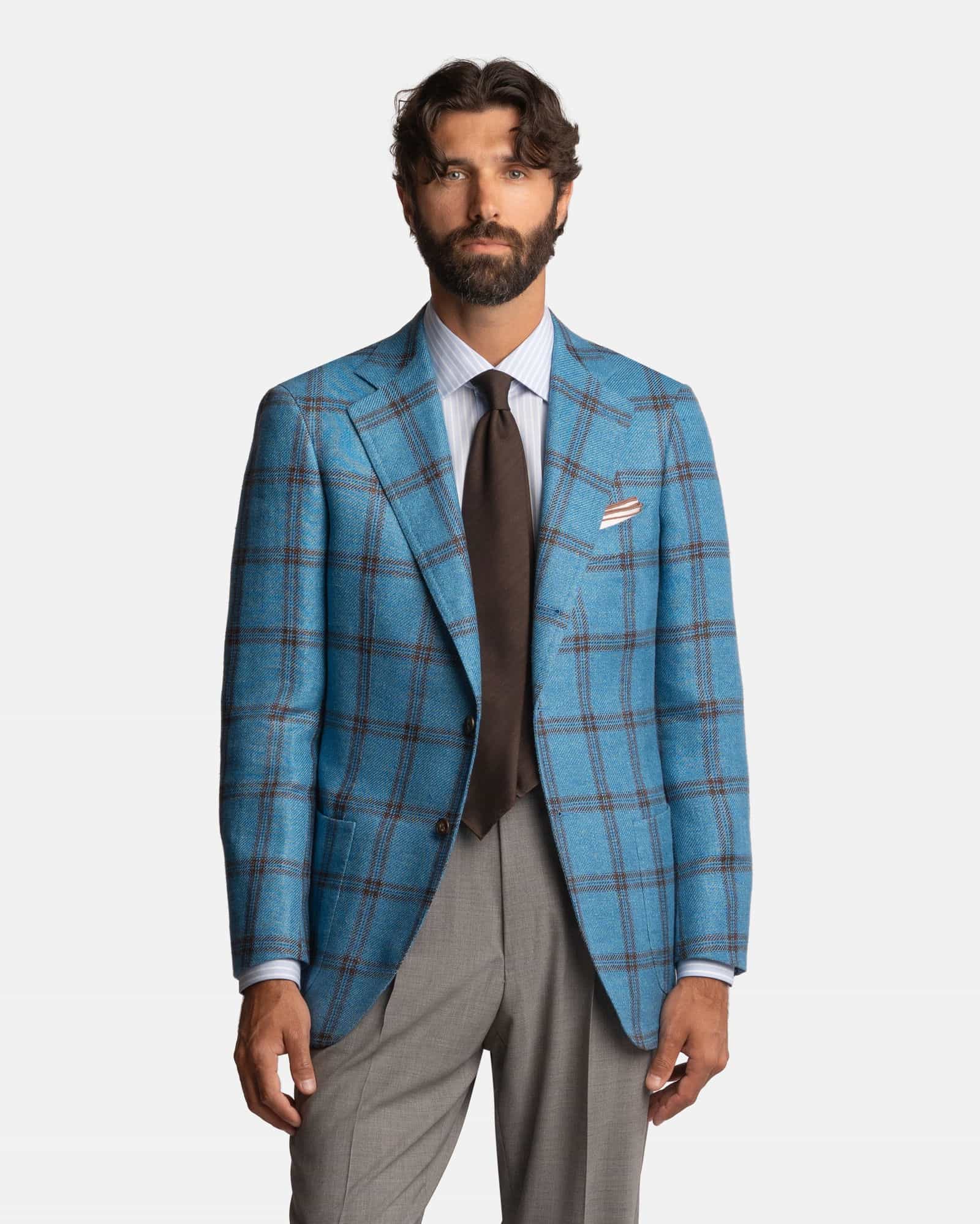 Mod 2 Overchecked Jacket Brown