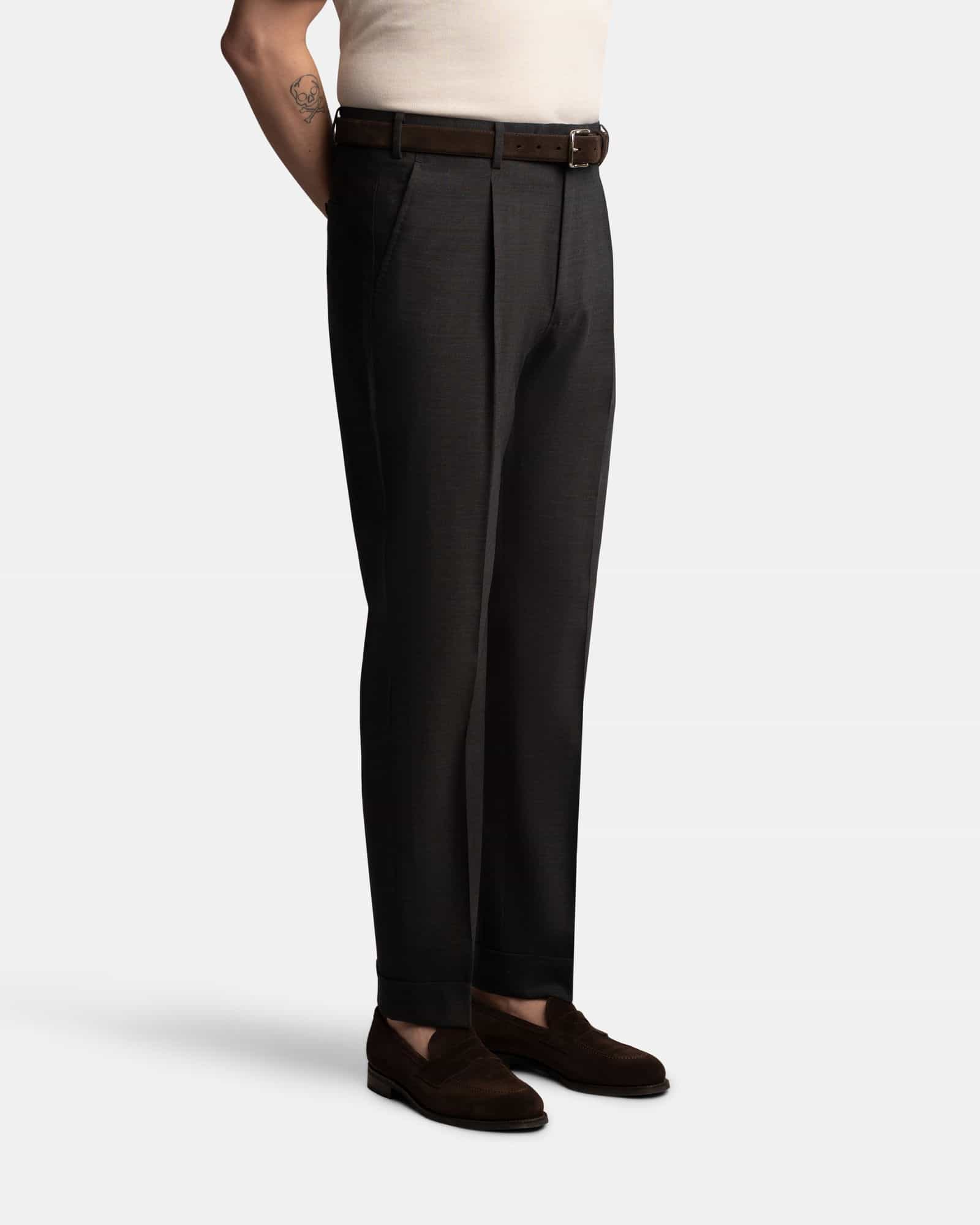 Mod 2 Hightwist Trouser Dark Grey