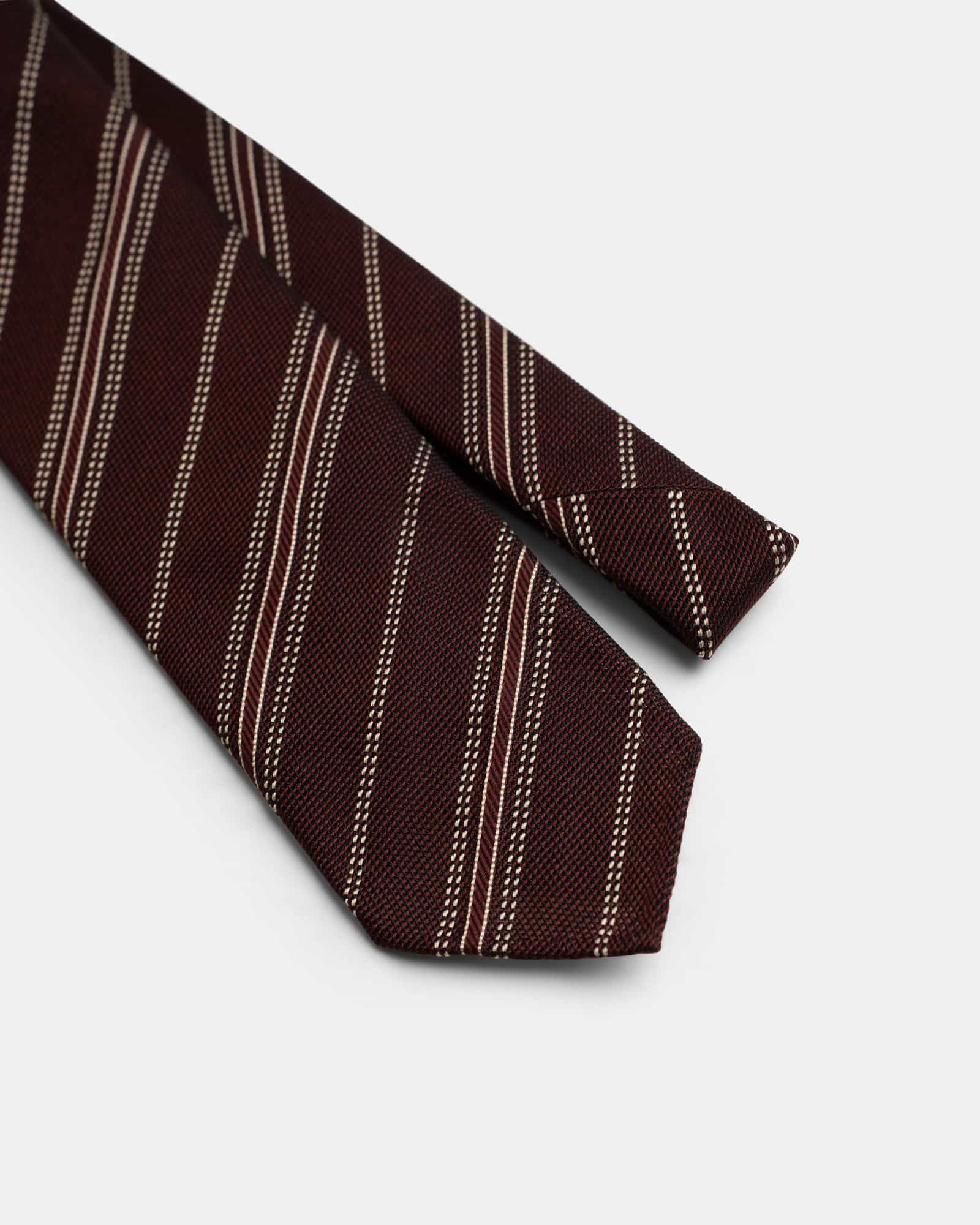 Grenadine Tie Burgundy