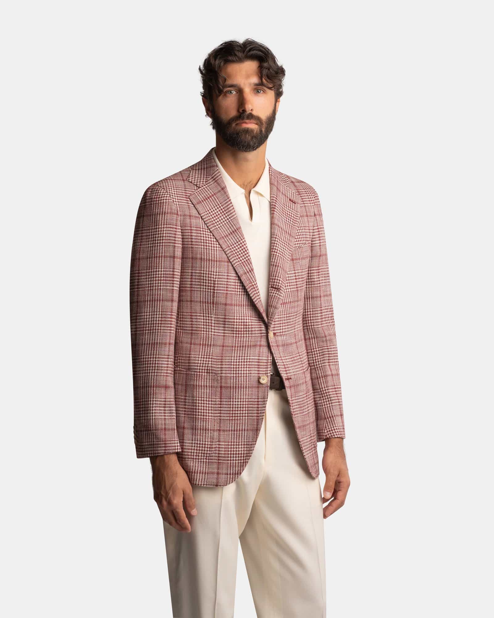 Mod 2 Exclusive Glencheck Jacket Red