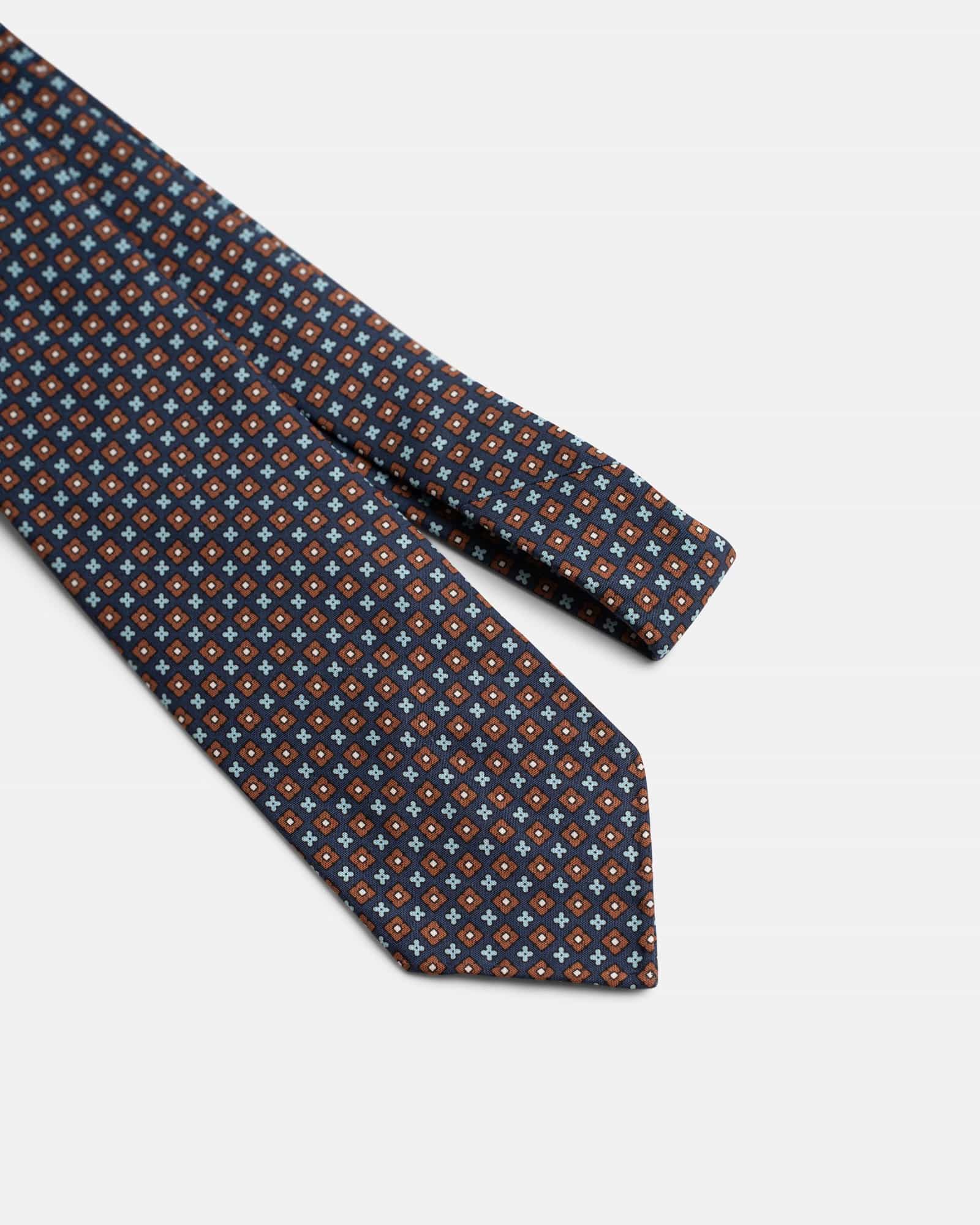 Diamond Print Navy
