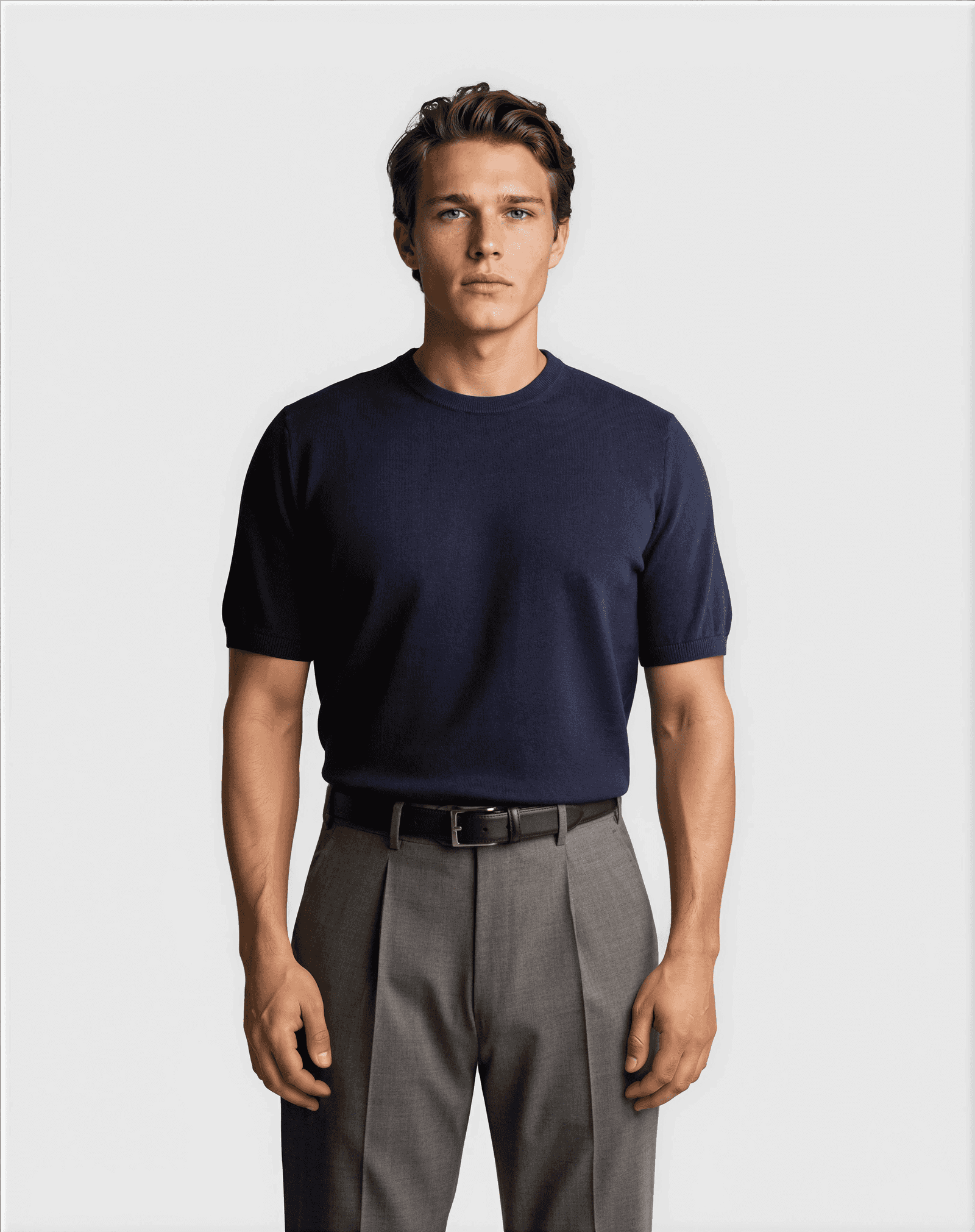 CashSilk T-Shirt Navy