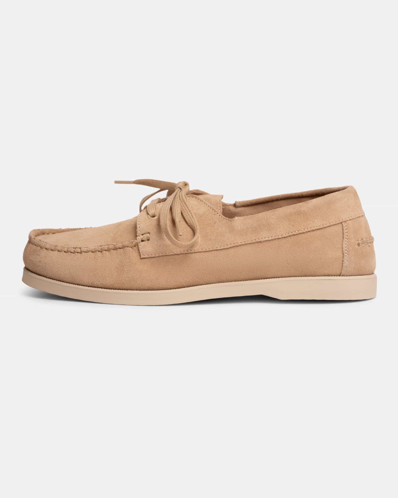 Suede Regatta Shoe Beige