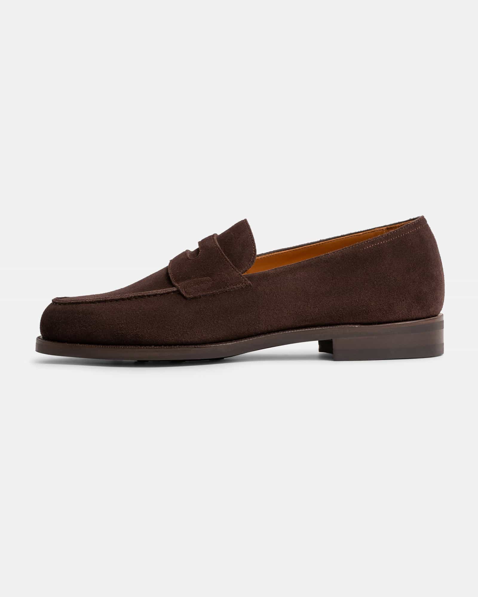 Ivy Penny Loafer Suede Brown