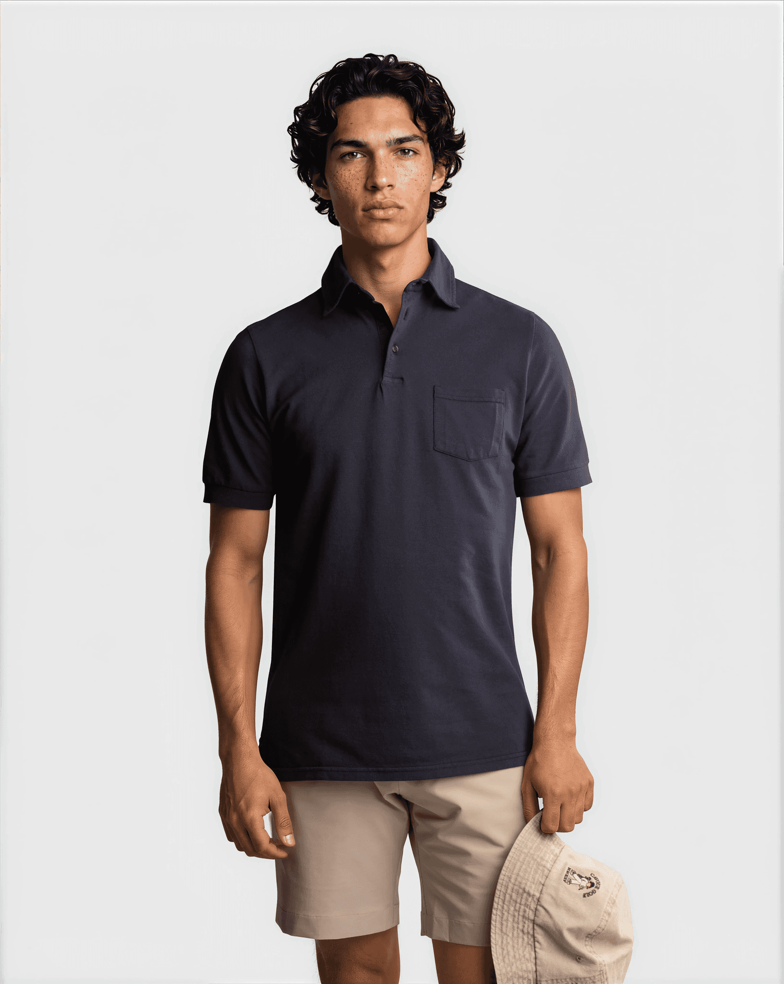 Supima Sport S/S Polo Navy