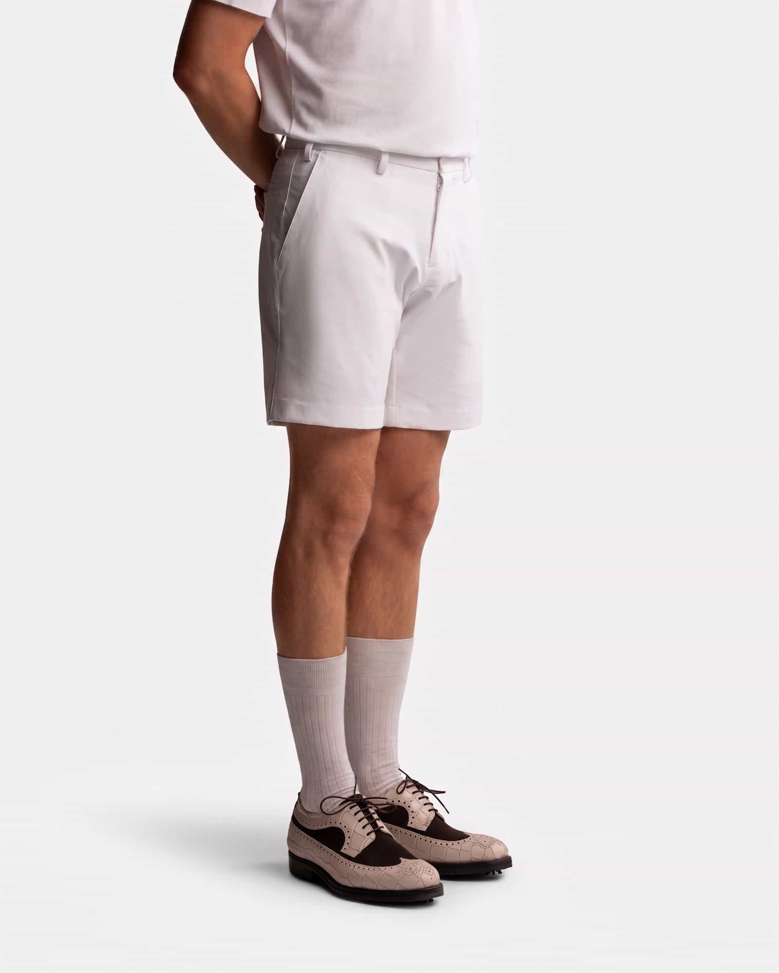 Technical Golf Shorts White