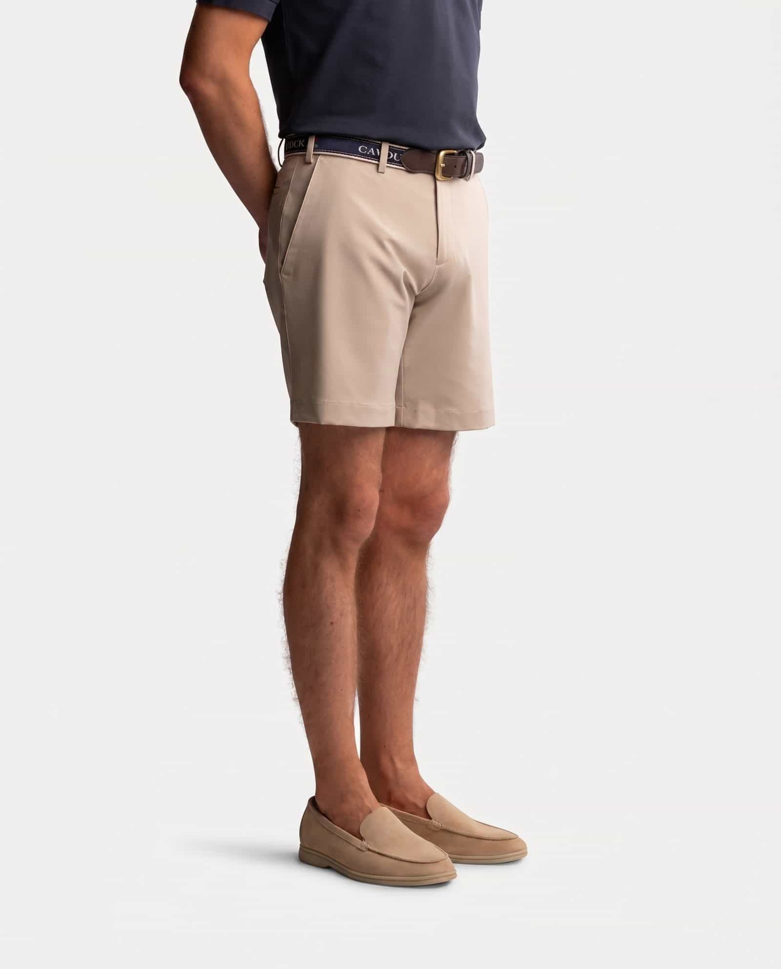 Technical Golf Shorts Beige