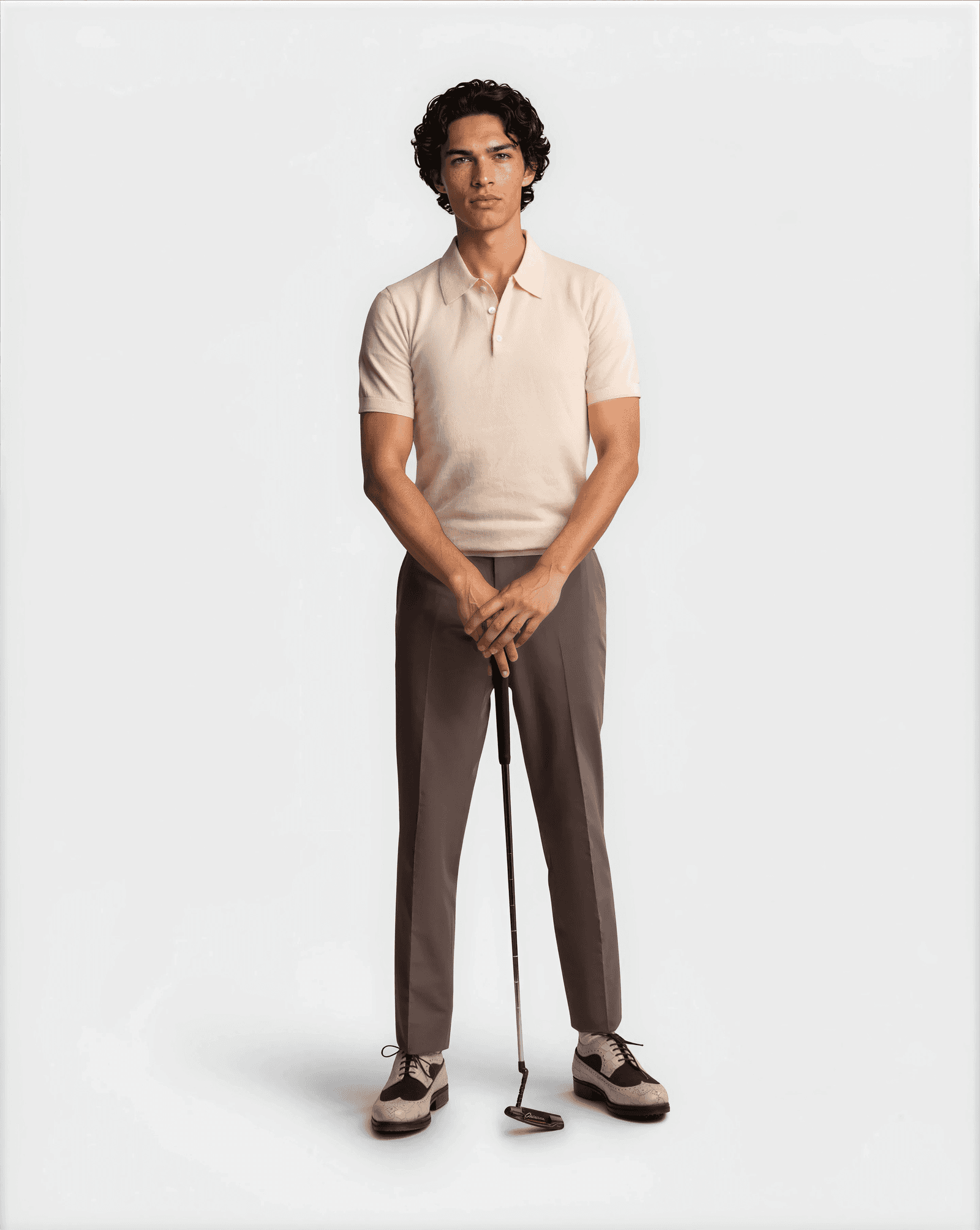 Technical Golf Trouser Brown