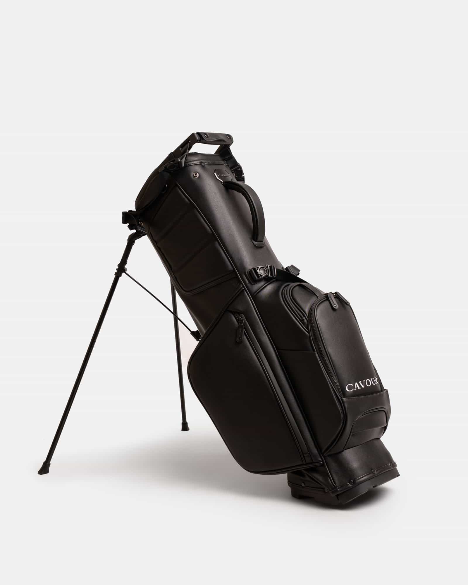 Saffiano Tour Stand Bag Black