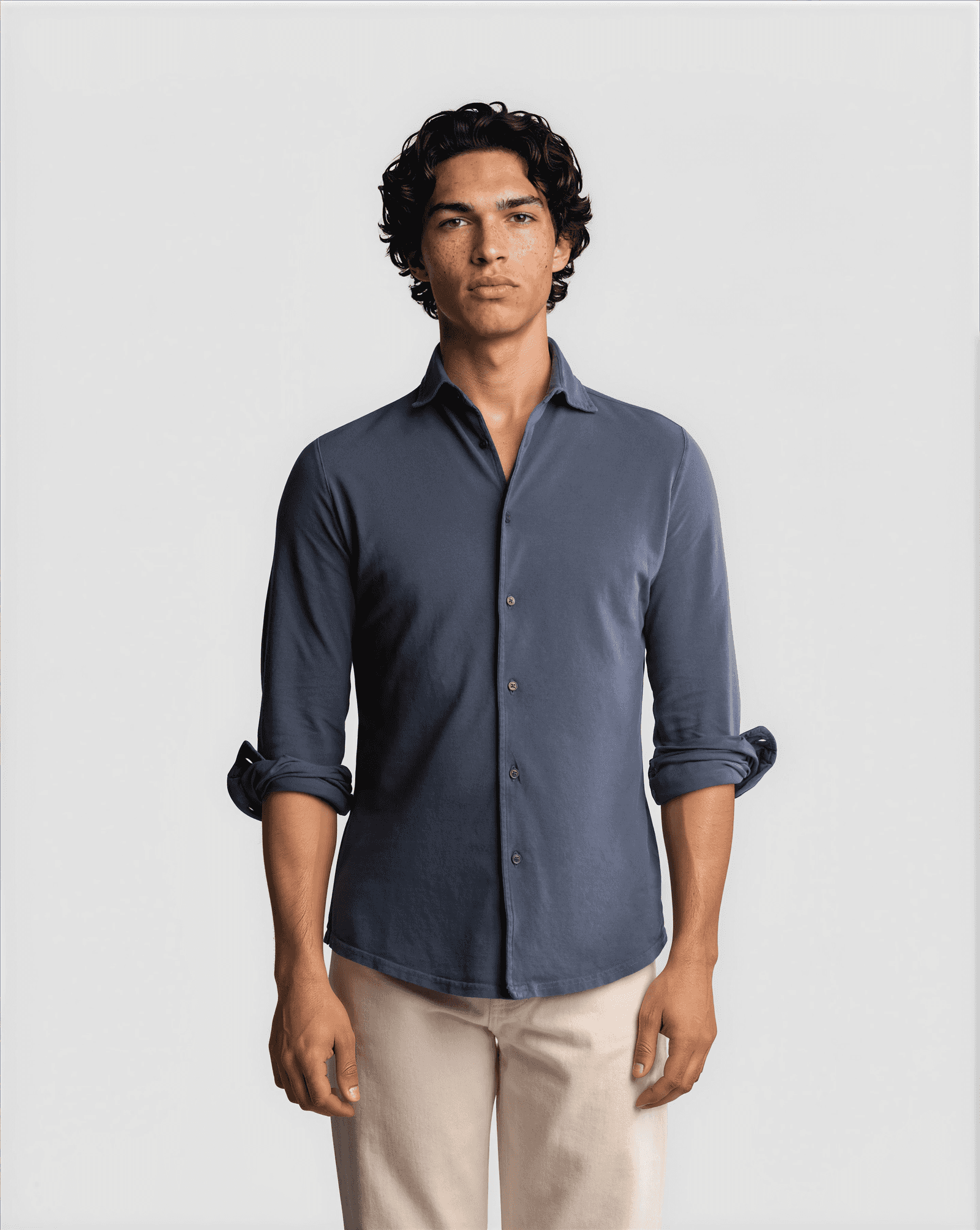 Supima Sport Shirt Blue