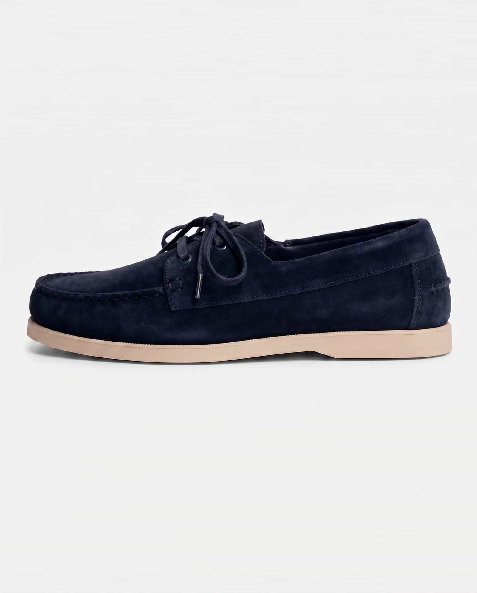 Suede Regatta Shoe Blue