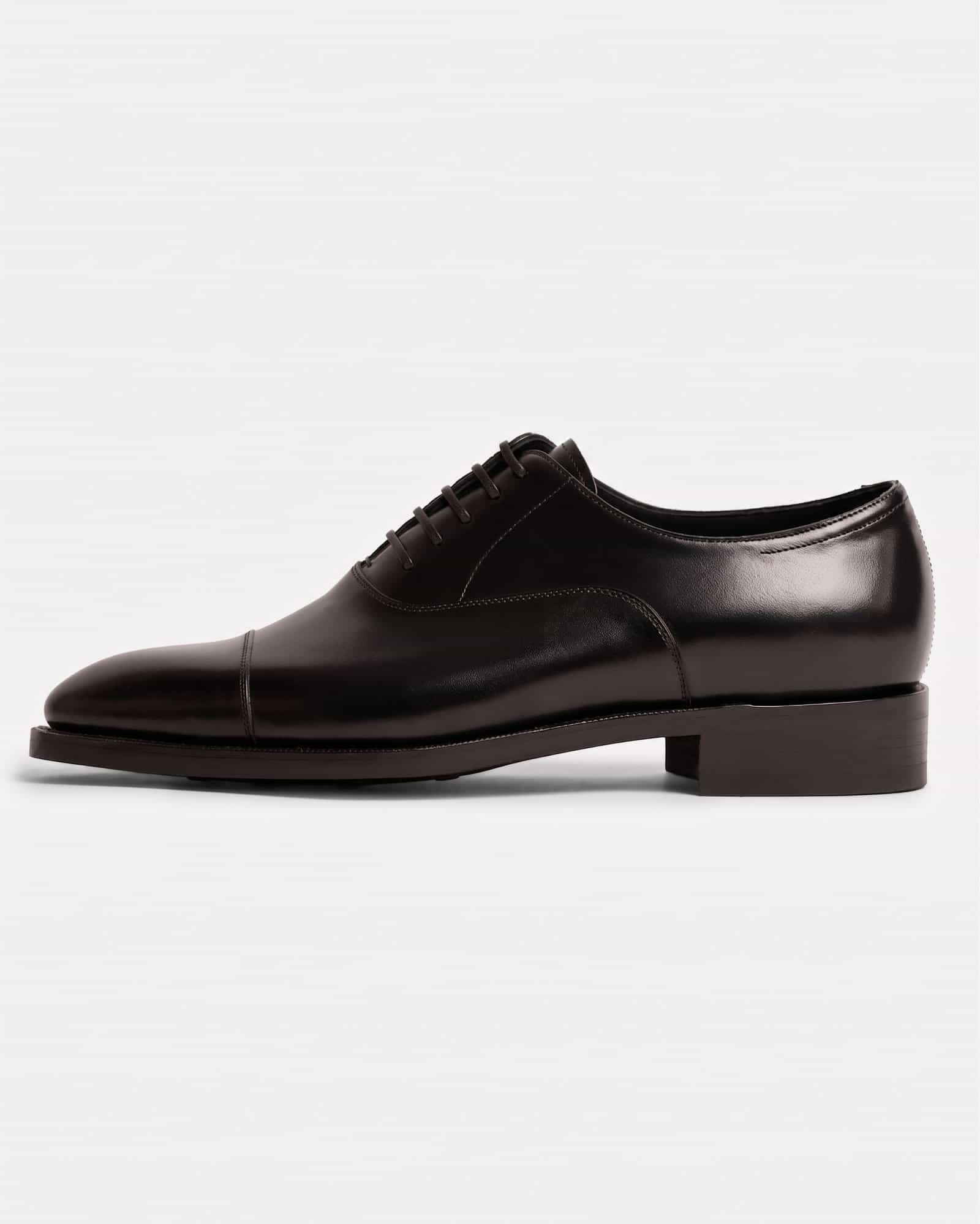 Cap Toe Oxford Black
