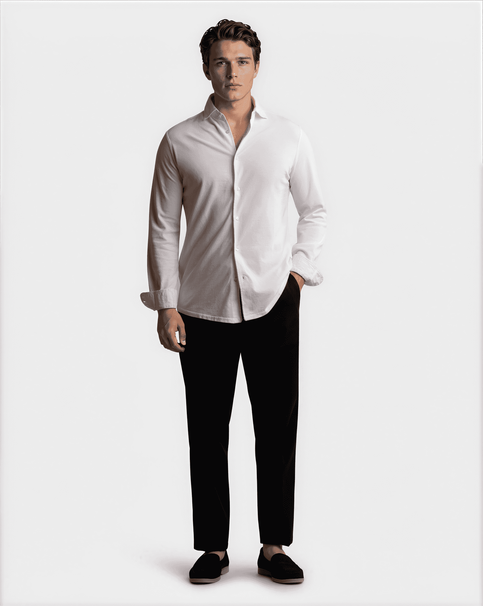 Supima Sport Shirt White