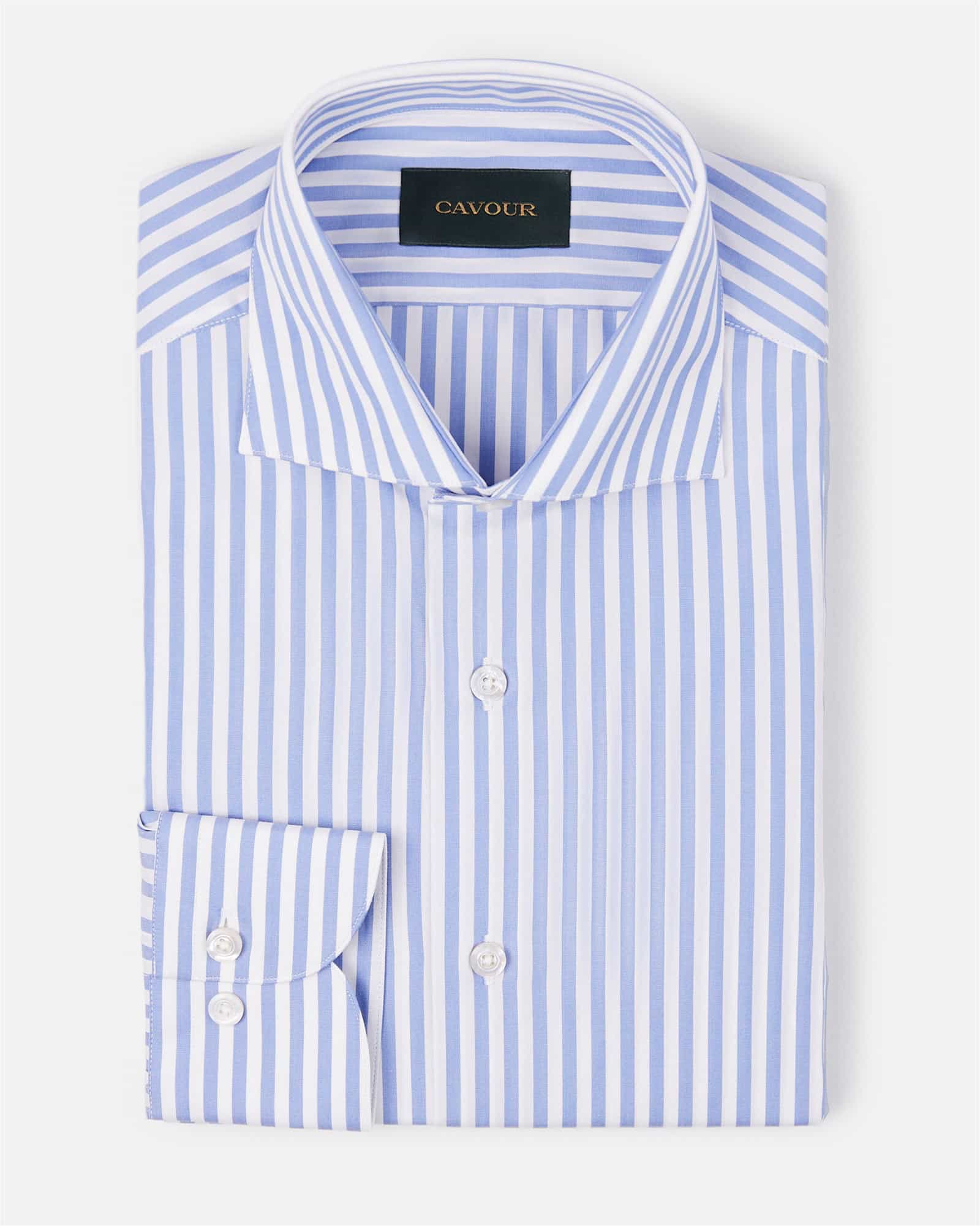Butcher Stripe Shirt Blue