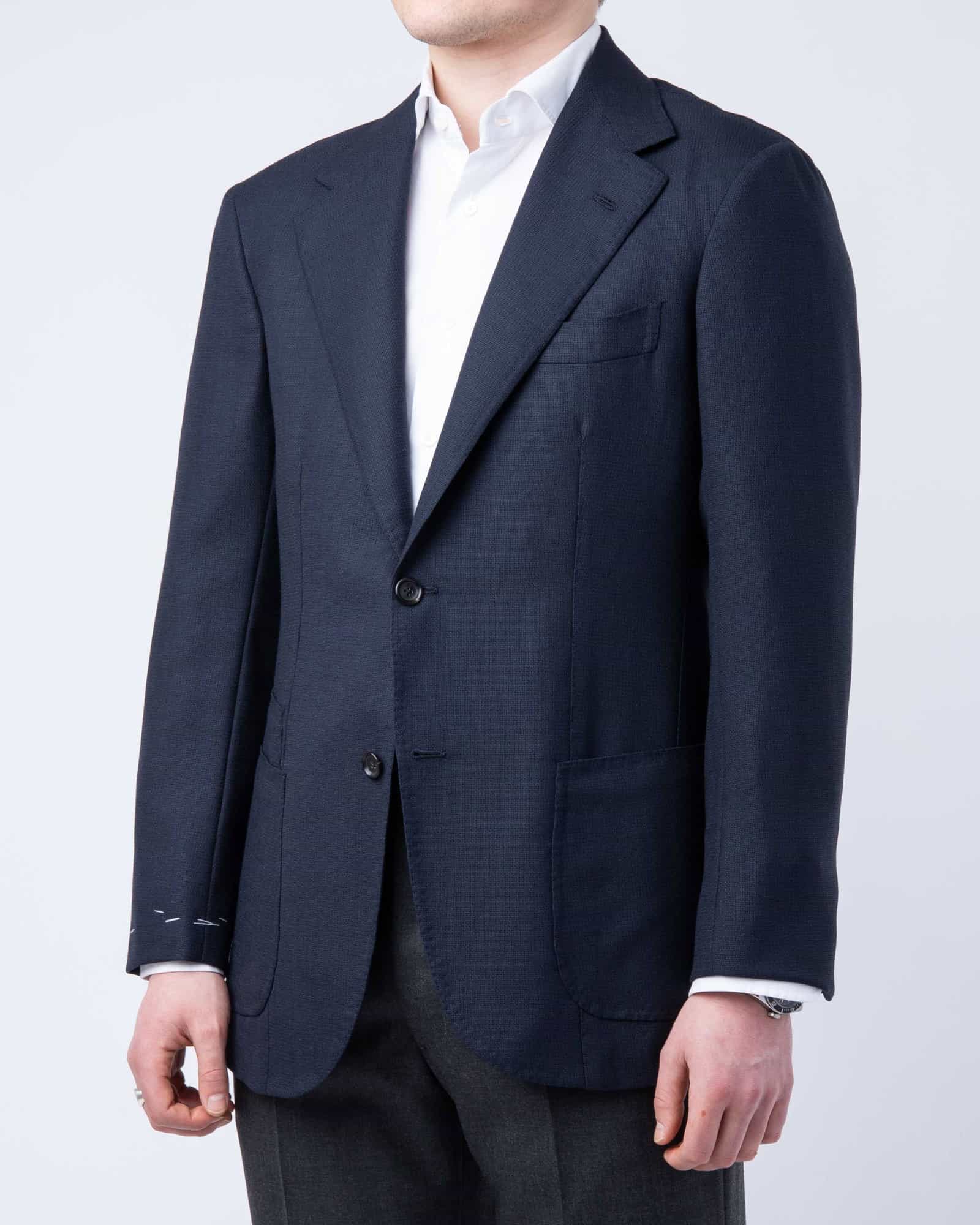 Handmade Mesh Jacket Navy