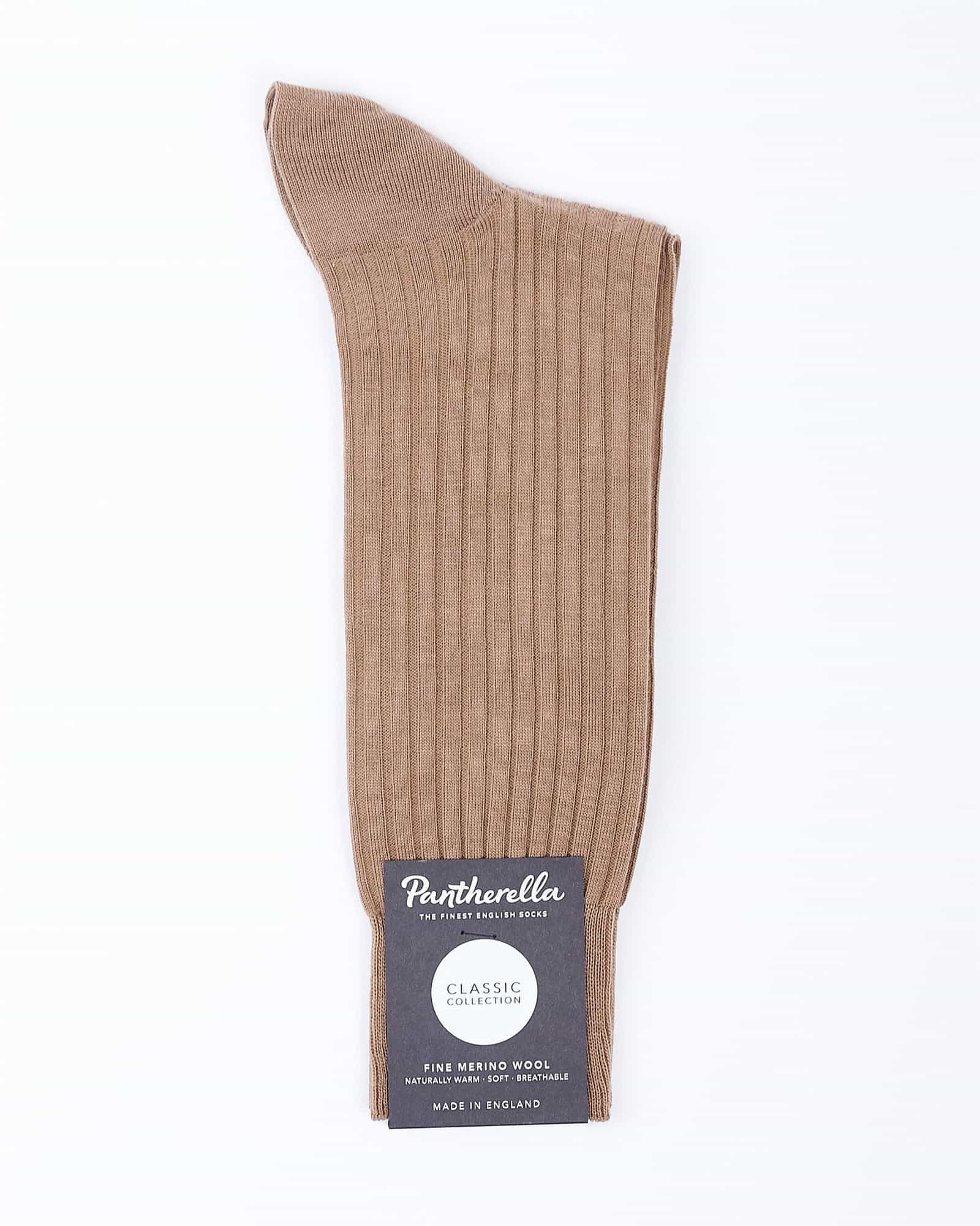 Laburnum Rib Socks Camel