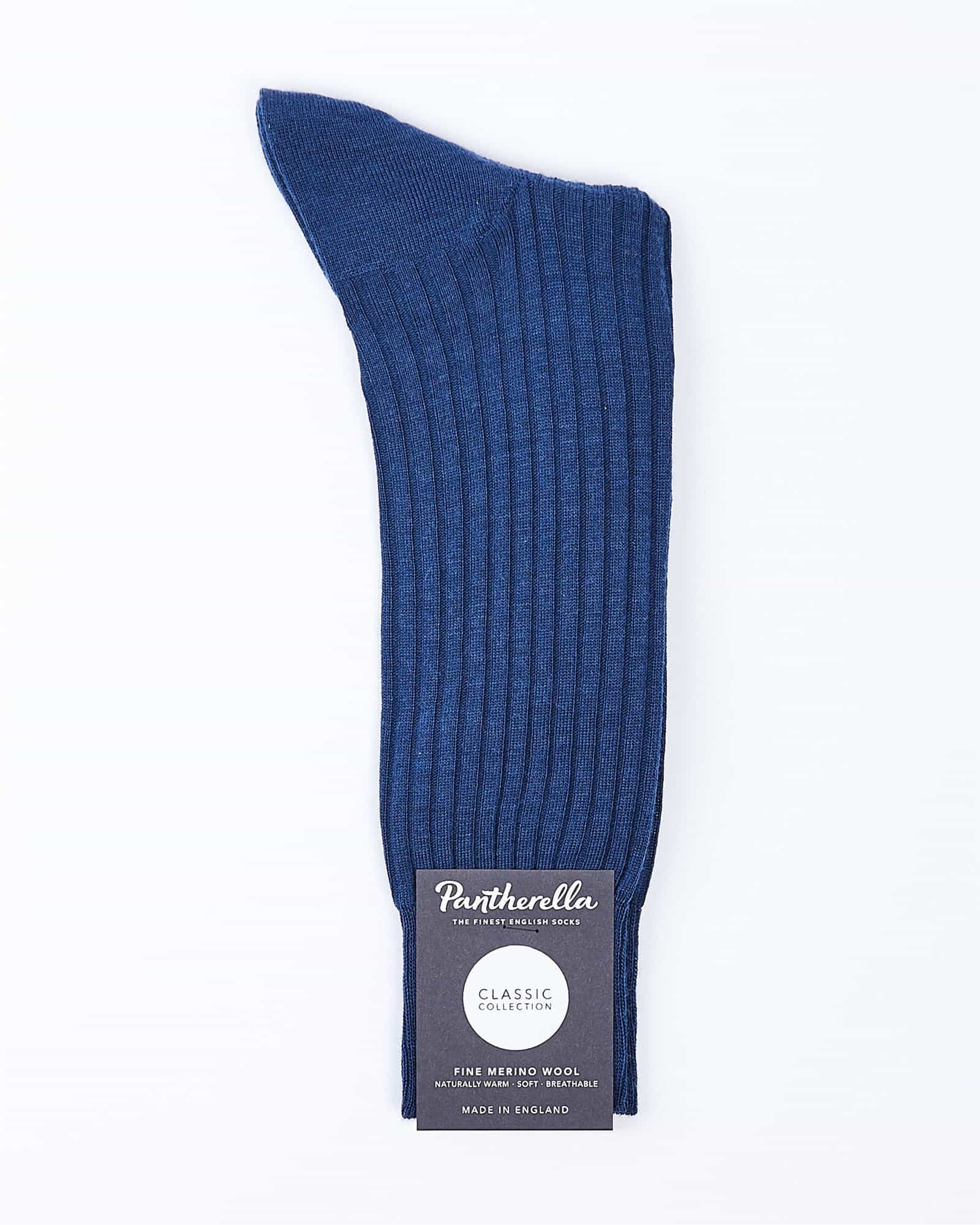 Laburnum Rib Socks Blue