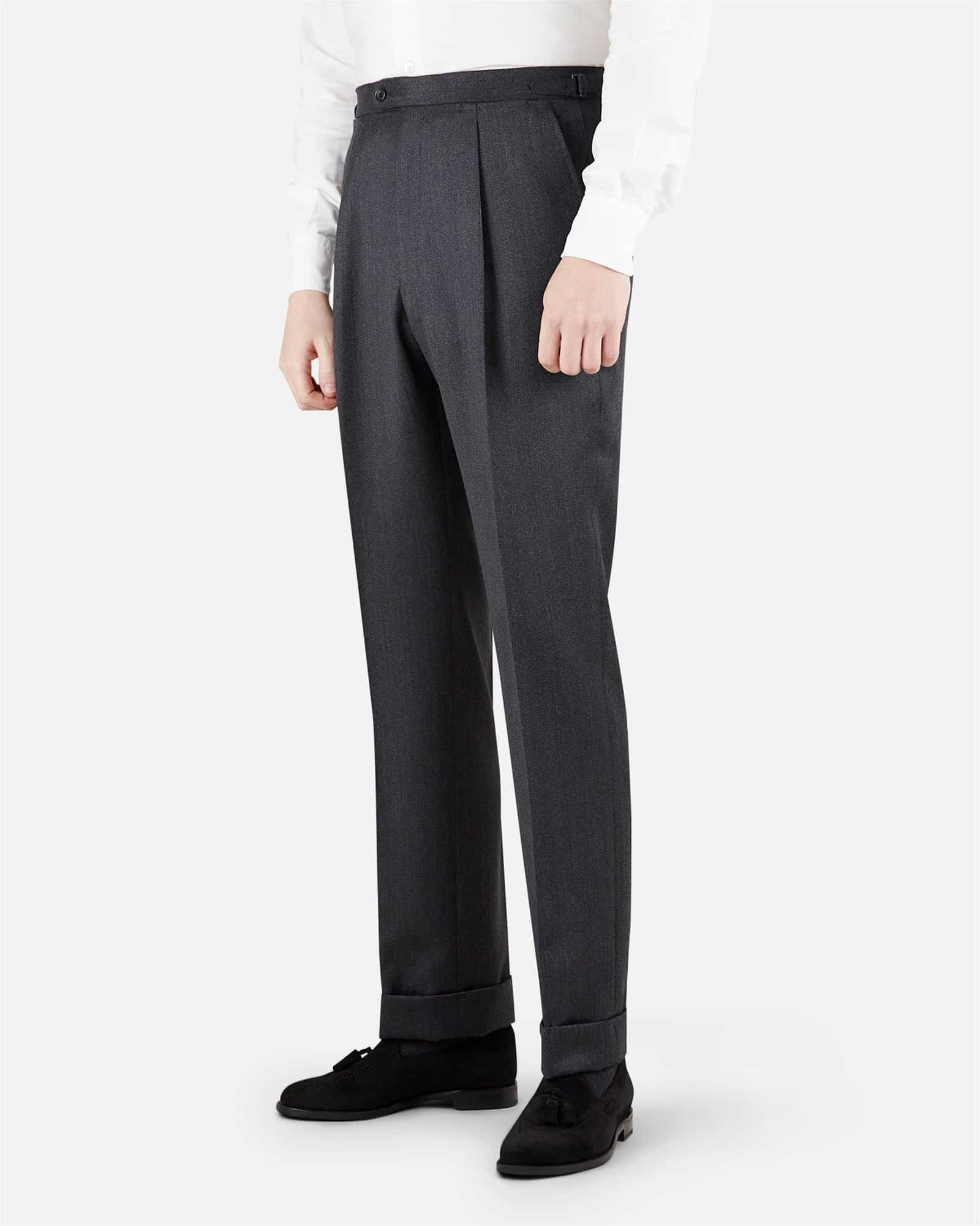 Mod 3 Covert Wool Trouser Grey