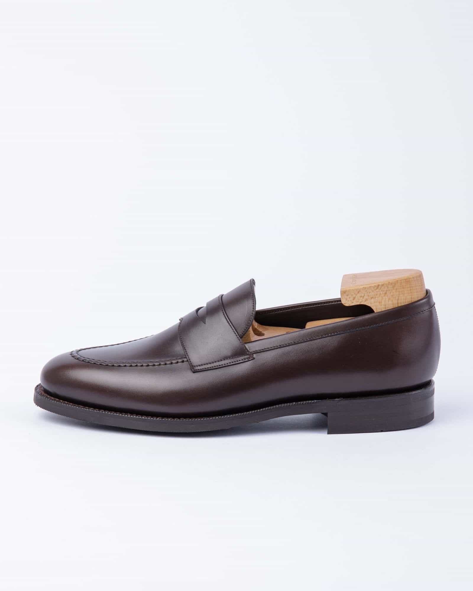 Penny Loafer Boxcalf Rubber Sole Brown
