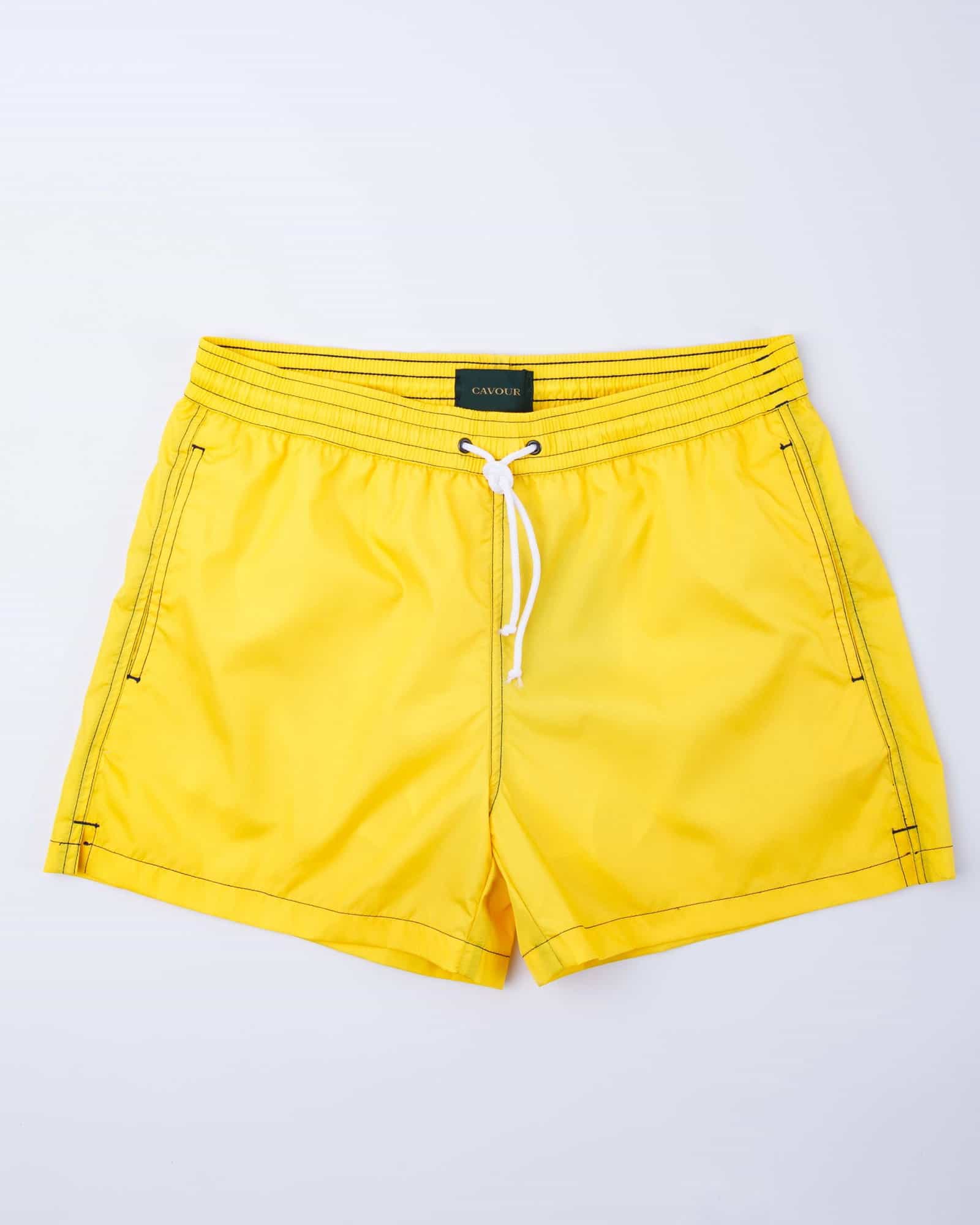 Plain Swimming Trunk Yellow