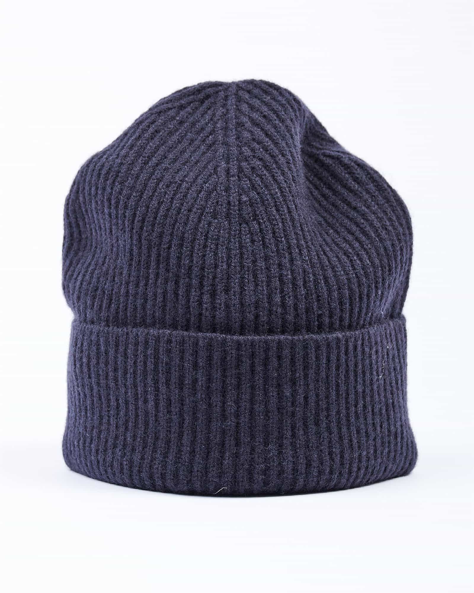 Plain Wool Hat Navy