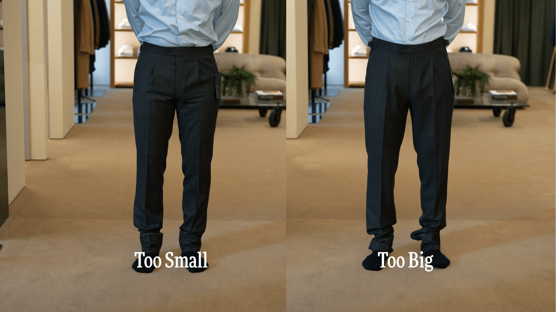 how should dress pants fit length Suit check Guide to finding the perfect
