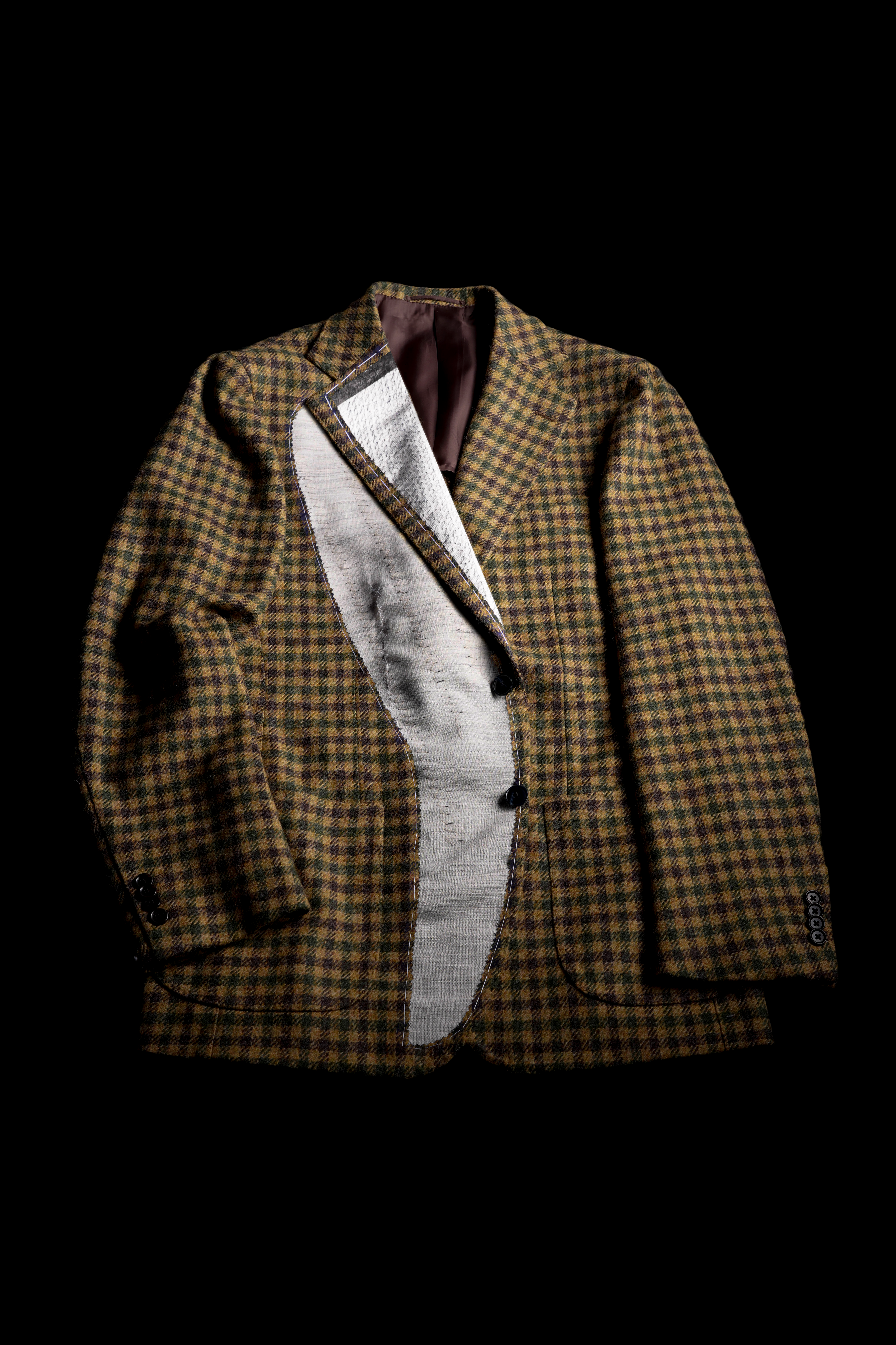 FOX Mod 2 Herringbone Tweed Blue - Blazers - Cavour