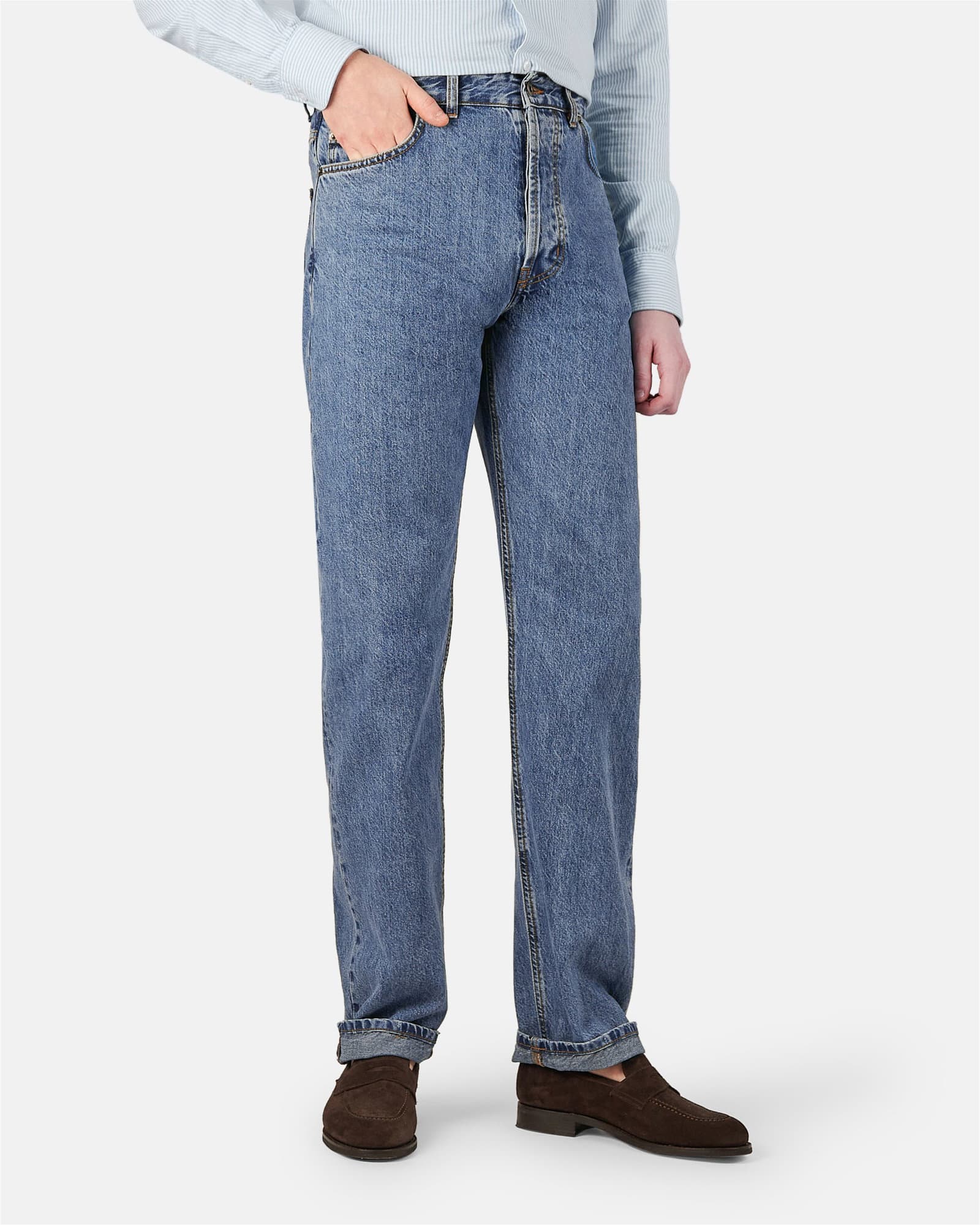 Selvedge Denim Jeans Blue