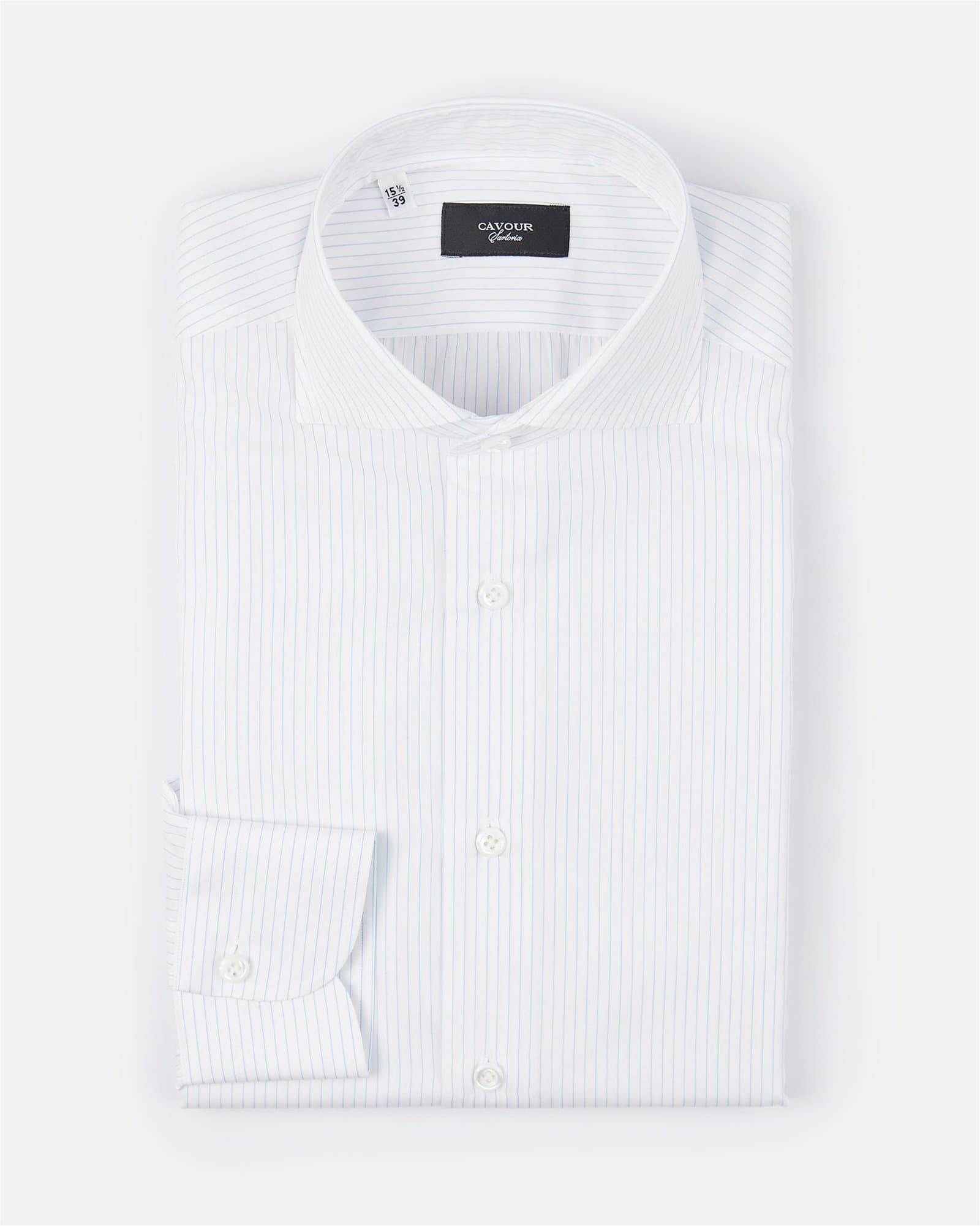 Sartoria Needle Stripe White