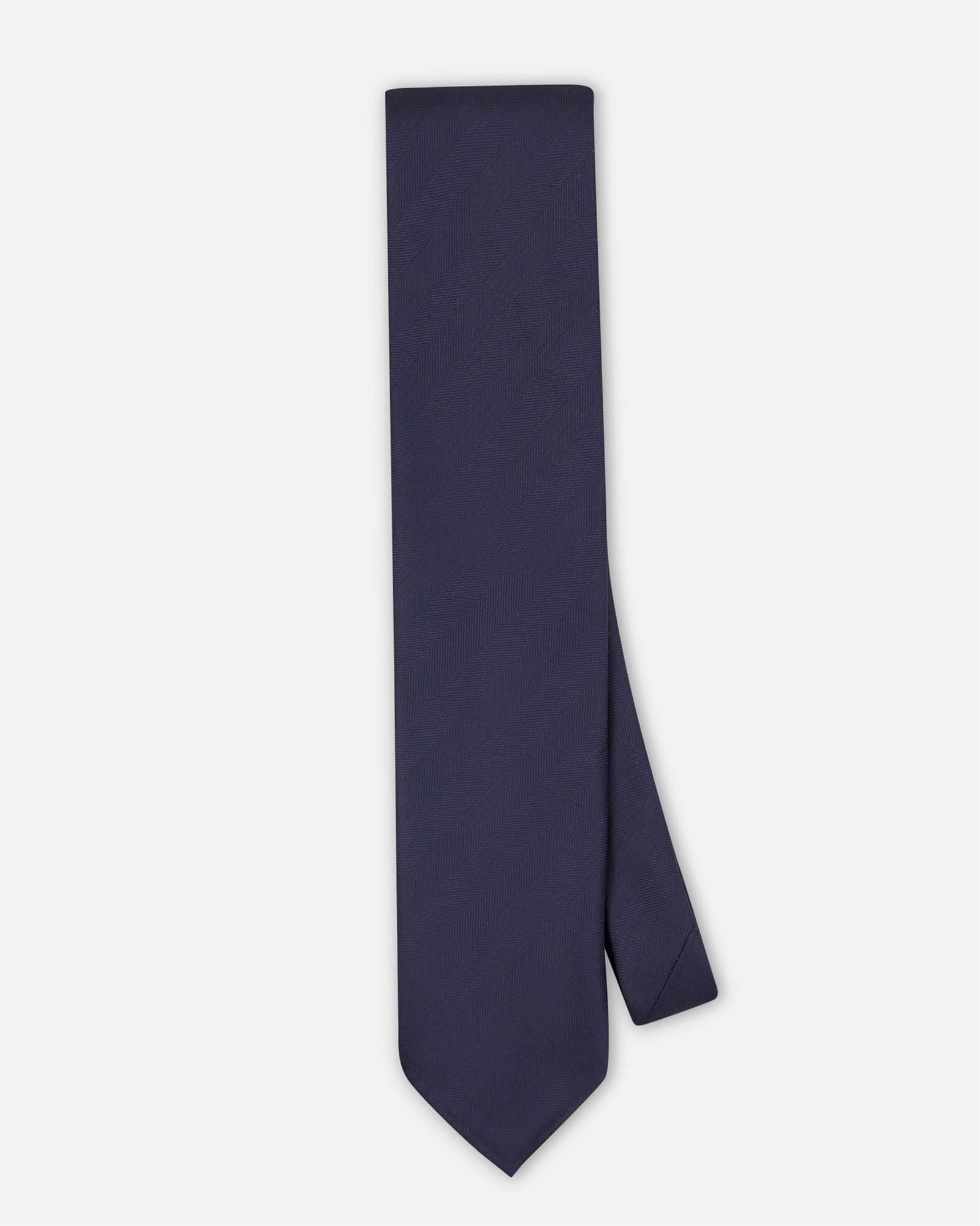 Herringbone Tie Navy