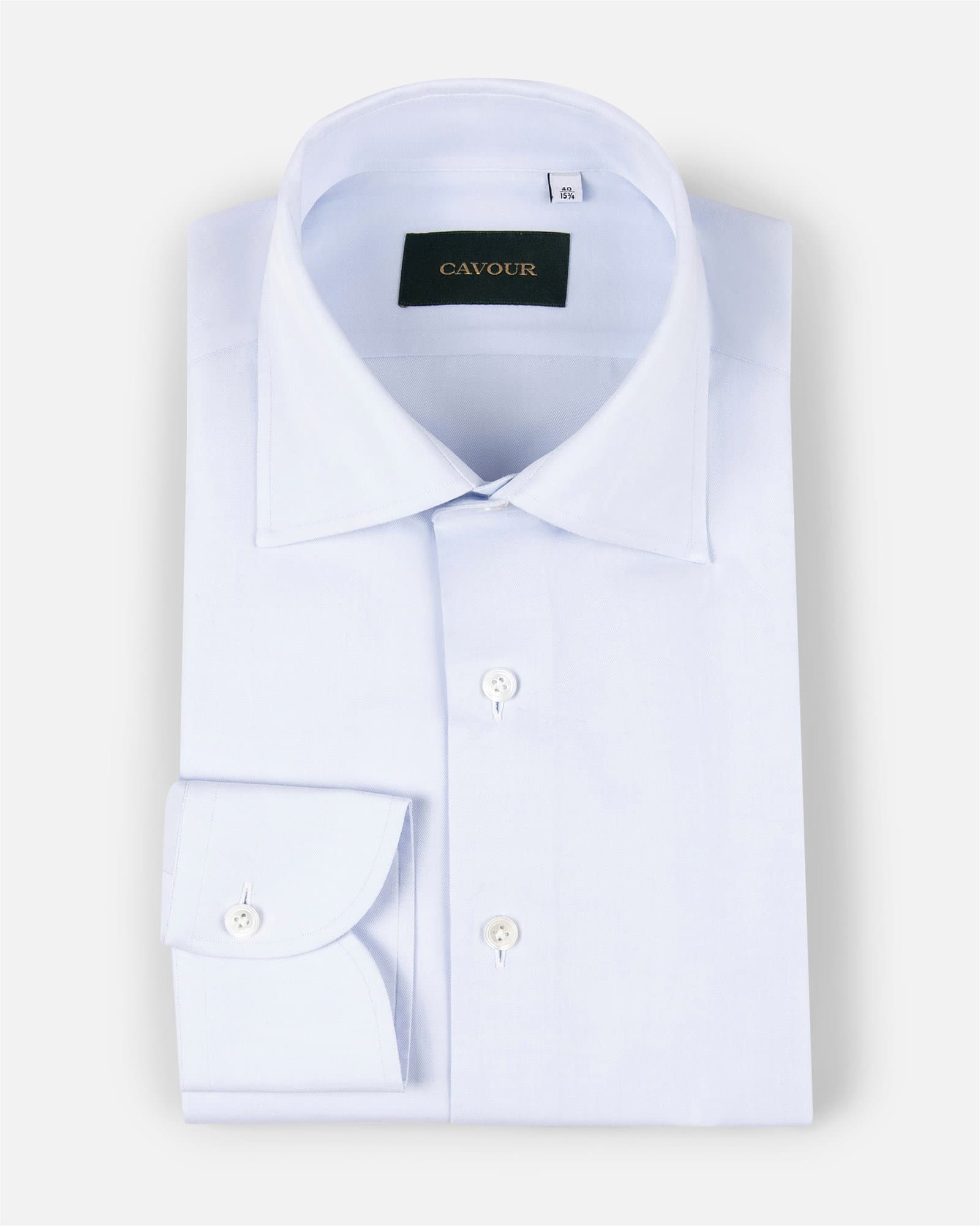 Premium Plain Twill Shirt Blue