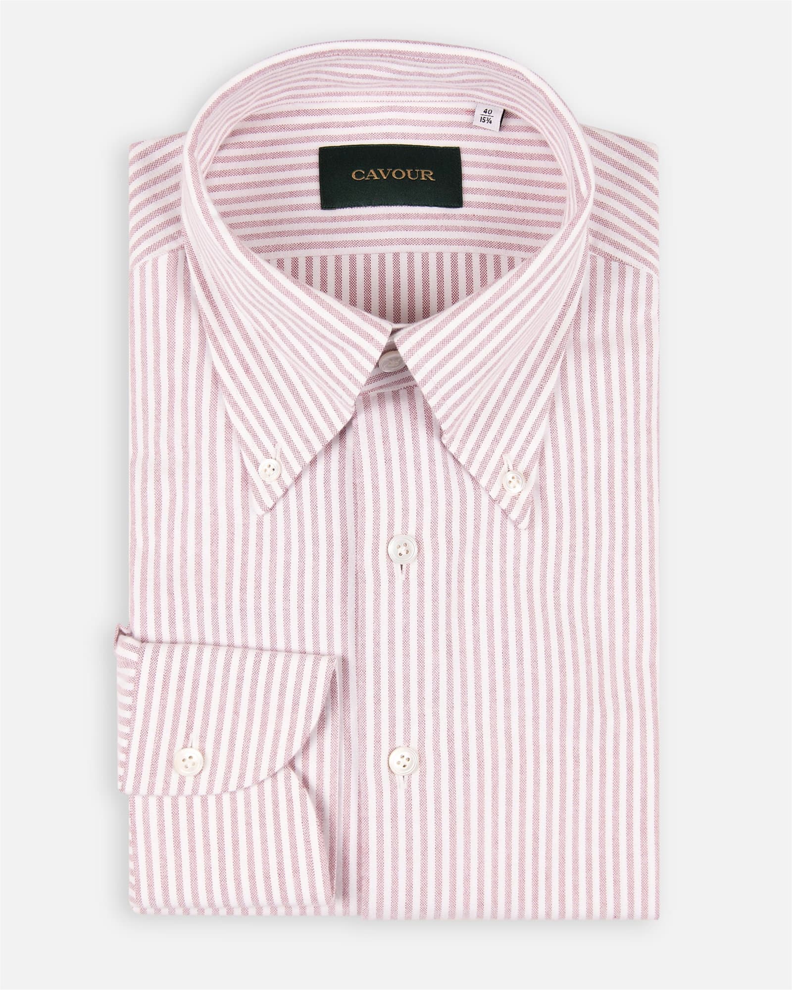 Premium Flannel Oxford Stripe Brown