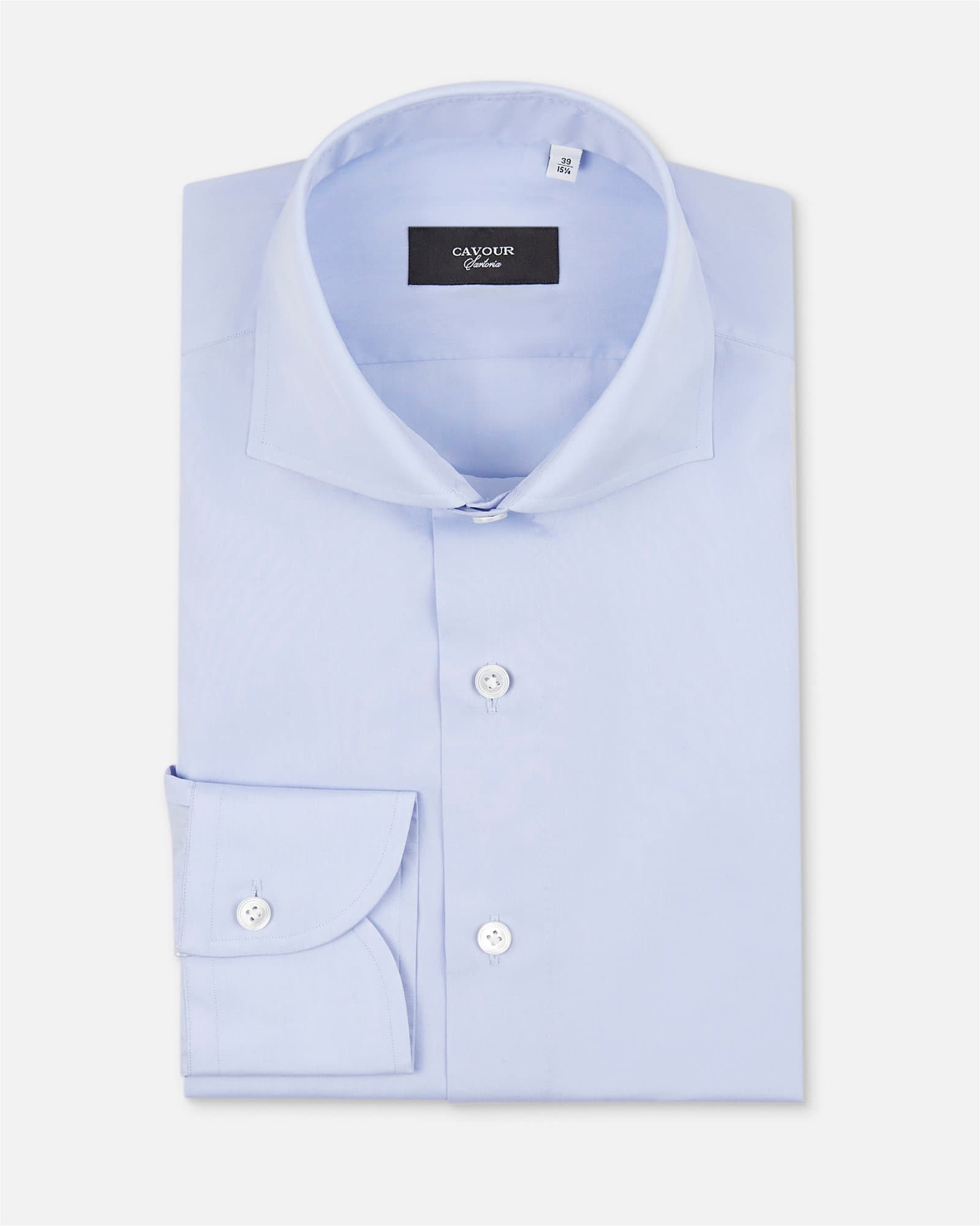 Luxury Poplin Shirt Blue