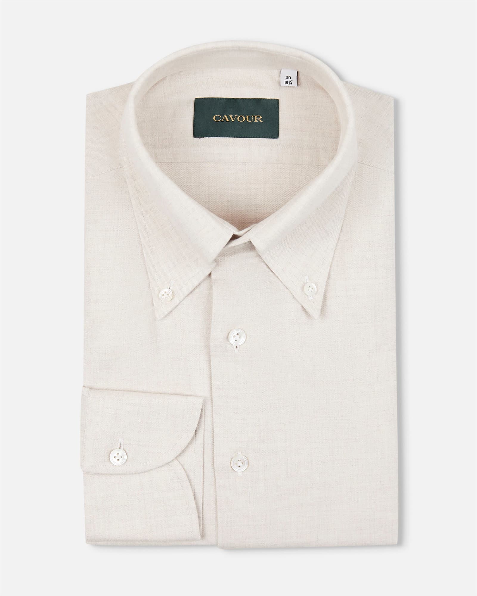 Premium Flannel Shirt Beige