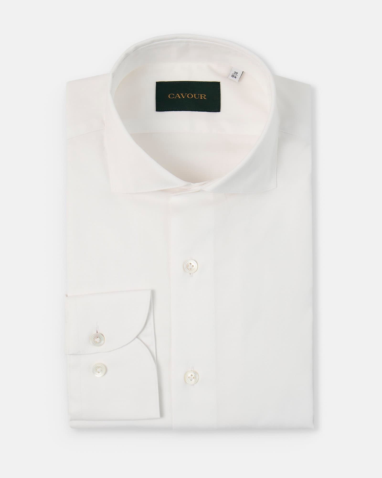 Royal Oxford Cut Away Shirt White