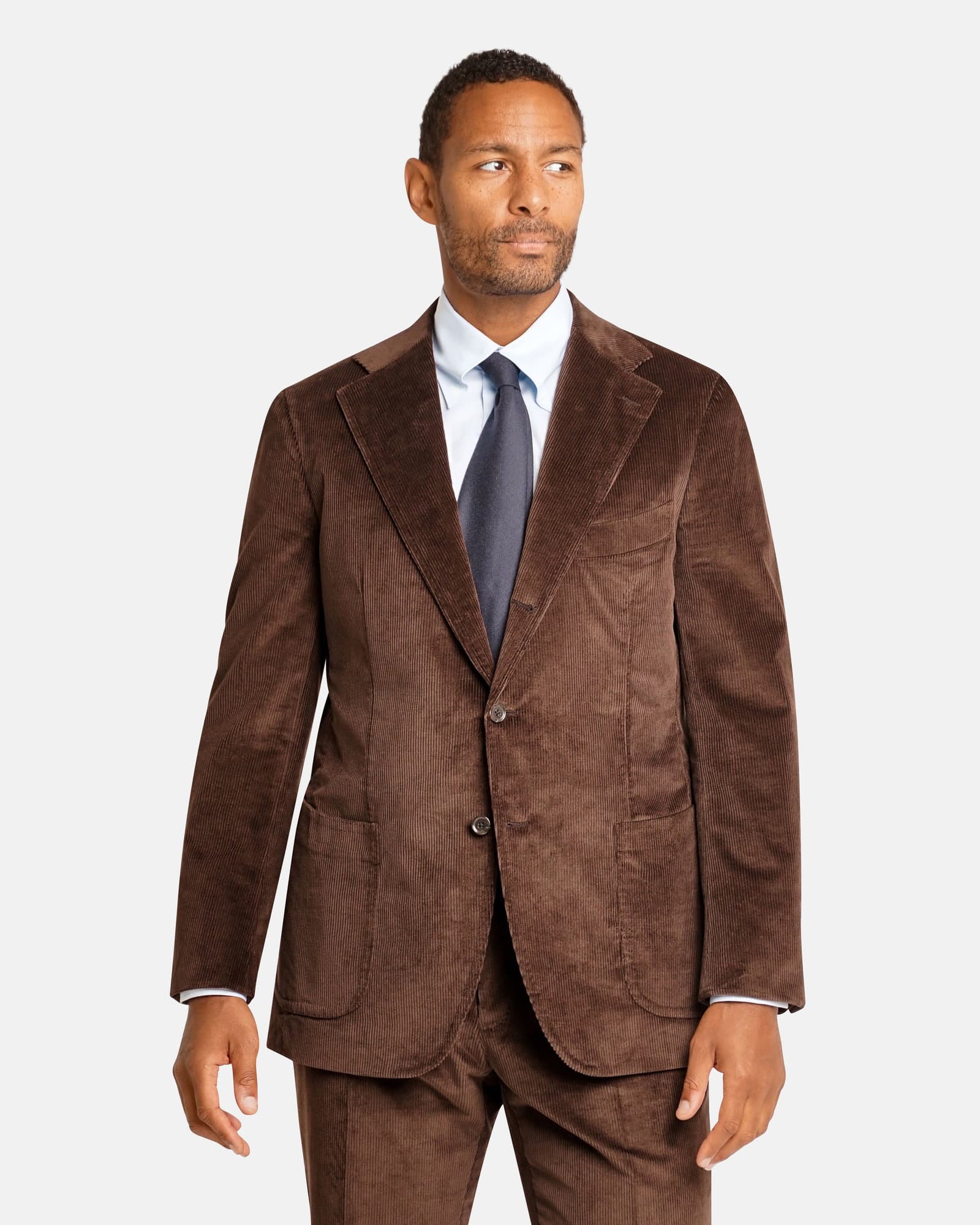 Cavour - Mod 2 - Corduroy Jacket Brown - Blazers - Male
