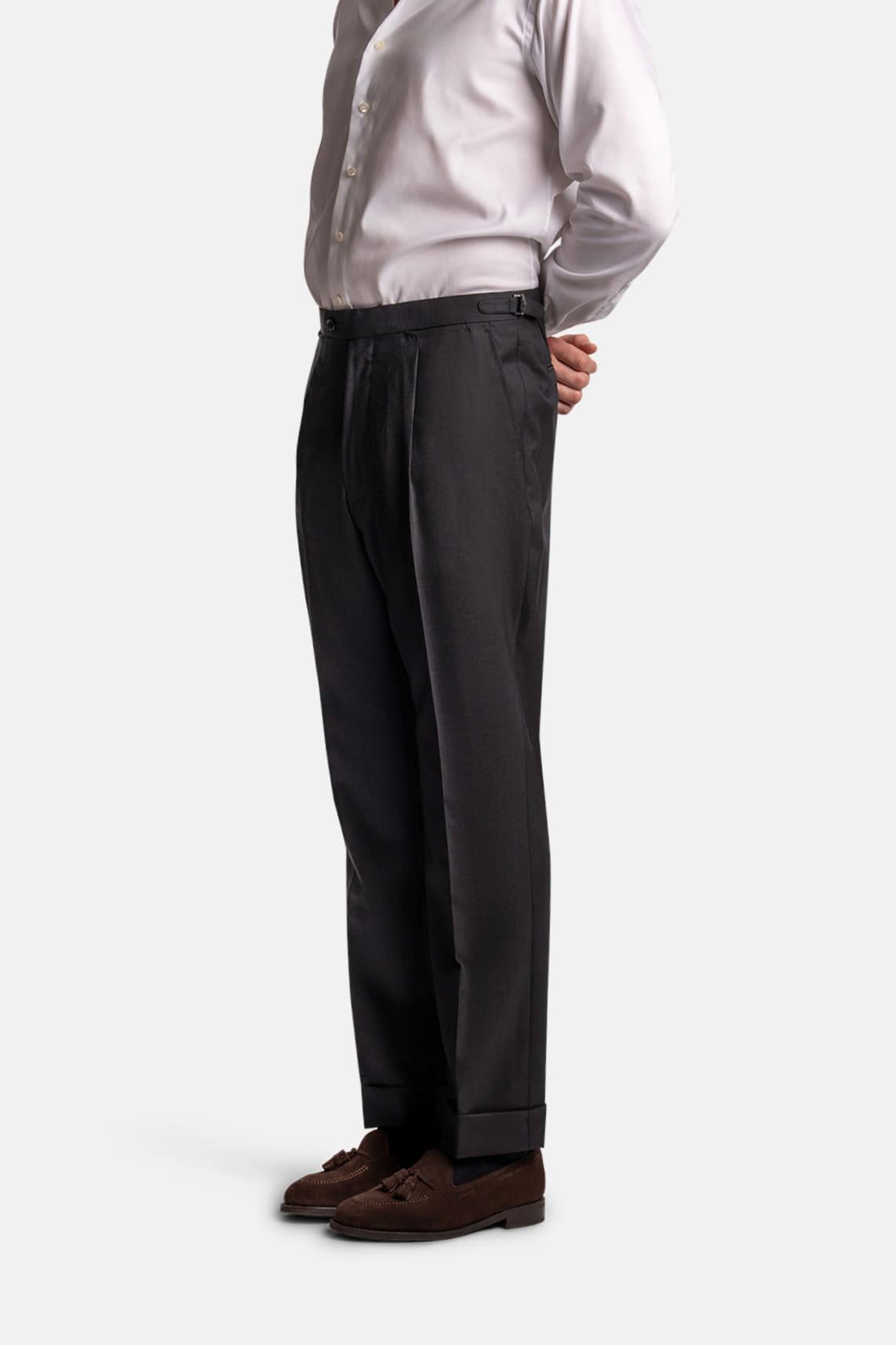 Mod 3 Cavour Twill Single Pleat Trouser Grey (matching jacket)