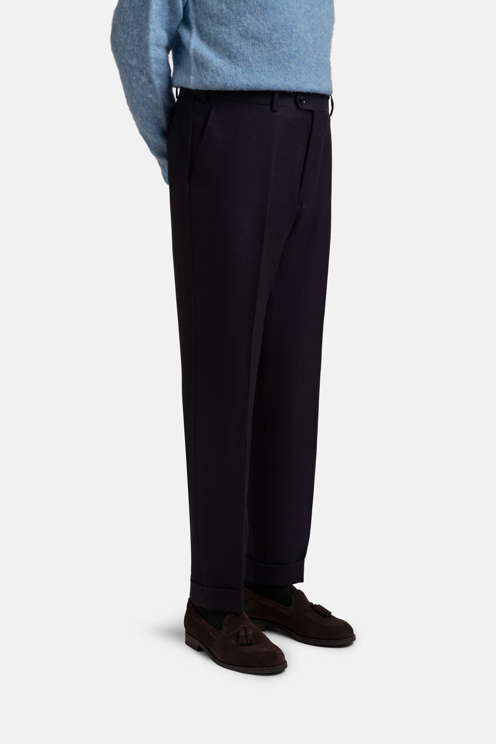 Mod 2 British Flannel Trouser Navy