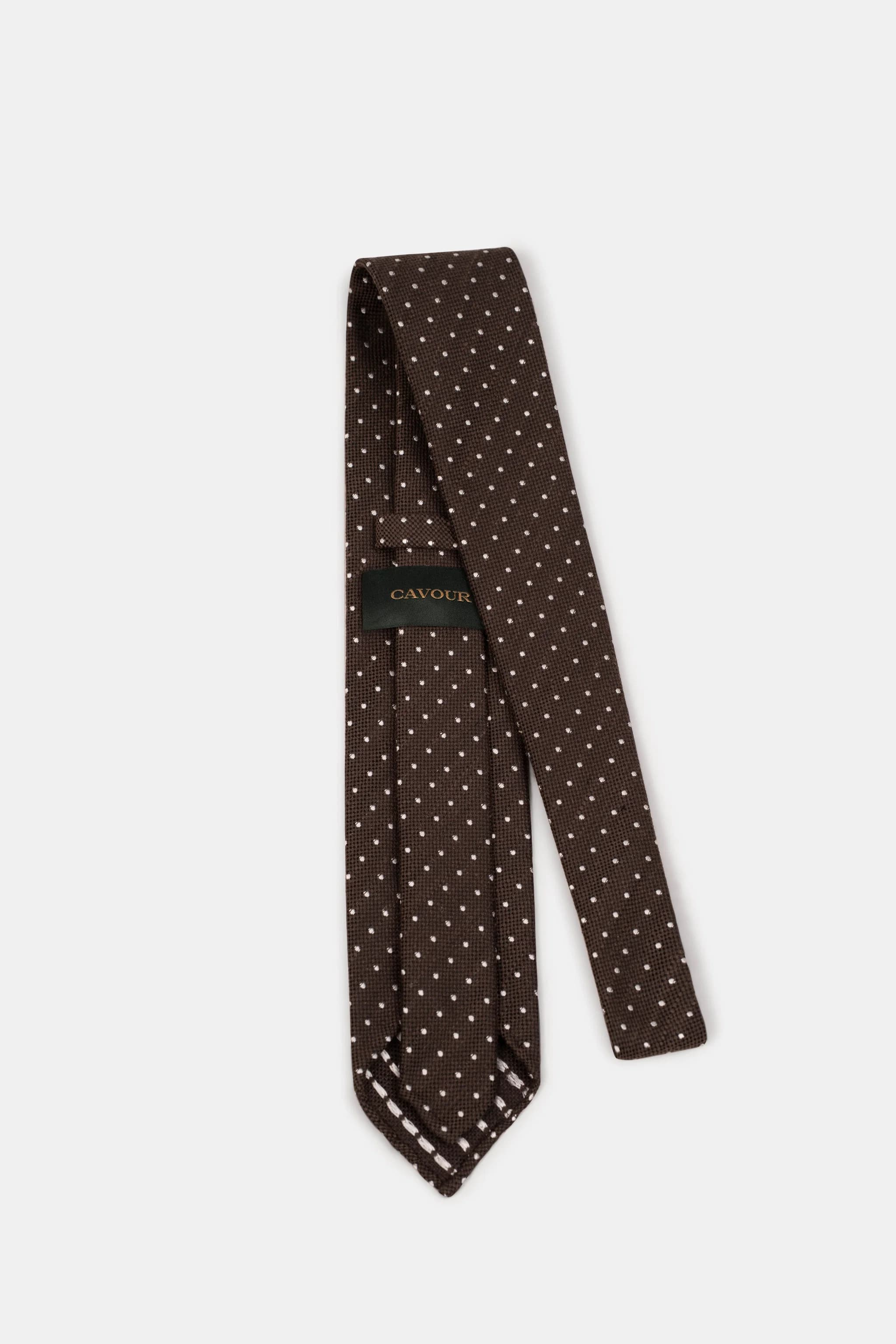Cravate S.T. Dupont En Soie 100% Neuve - Motif Doré Uni - Pochette D'origine Incluse