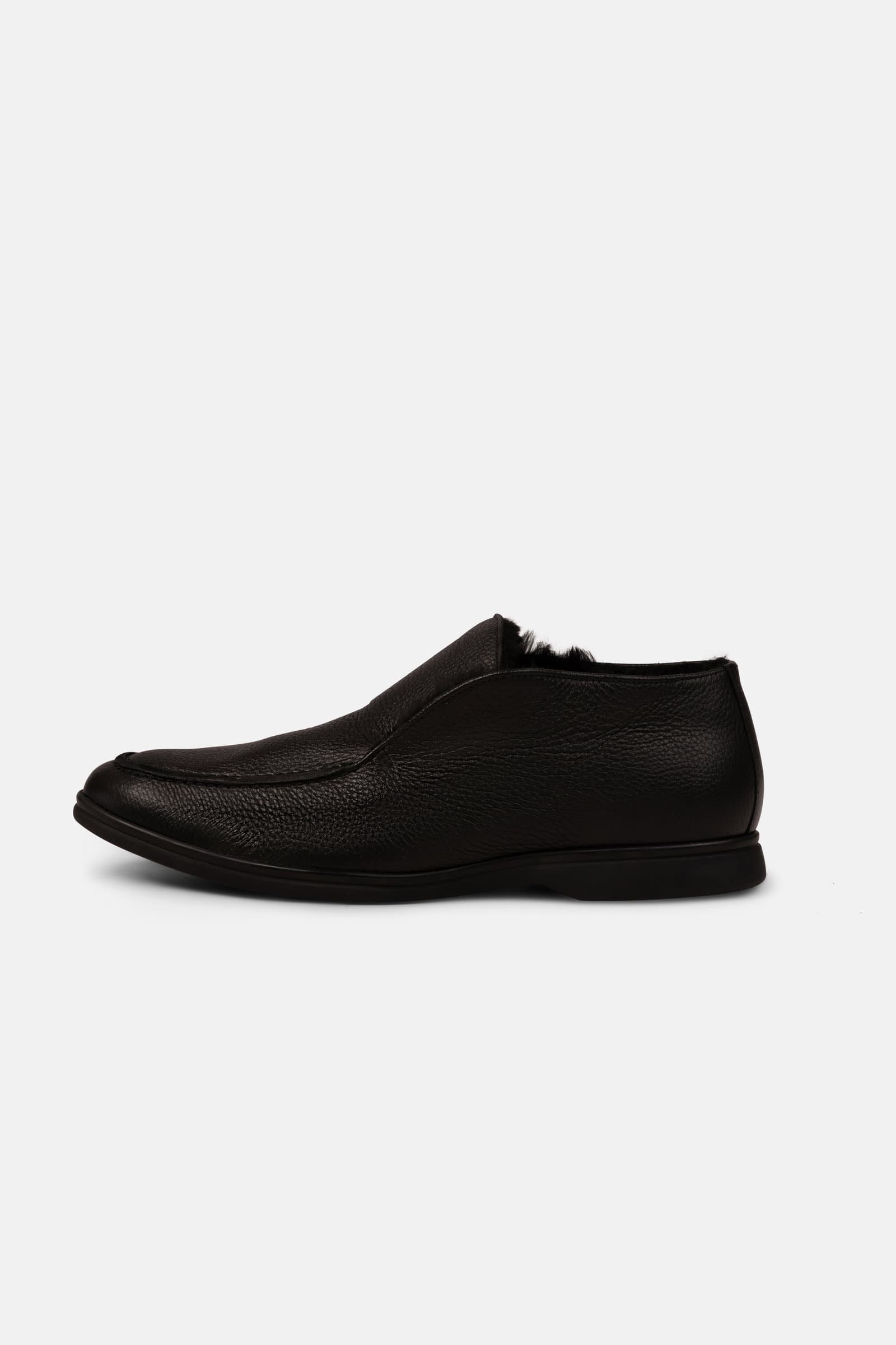 Winter Nautilus High Deer Leather Black