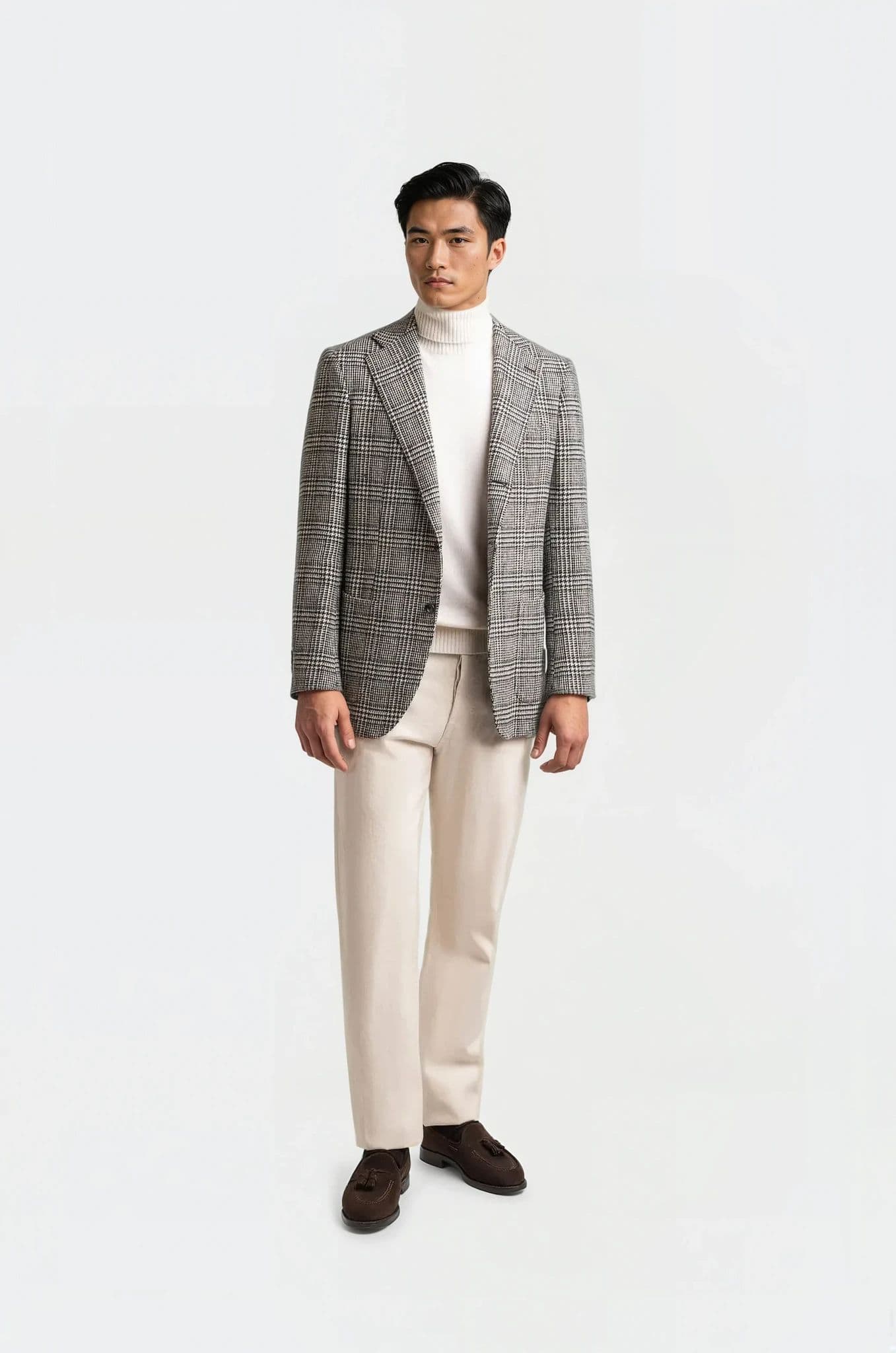 Mod 2 Classic Tweed Glencheck Black - Blazers - Cavour