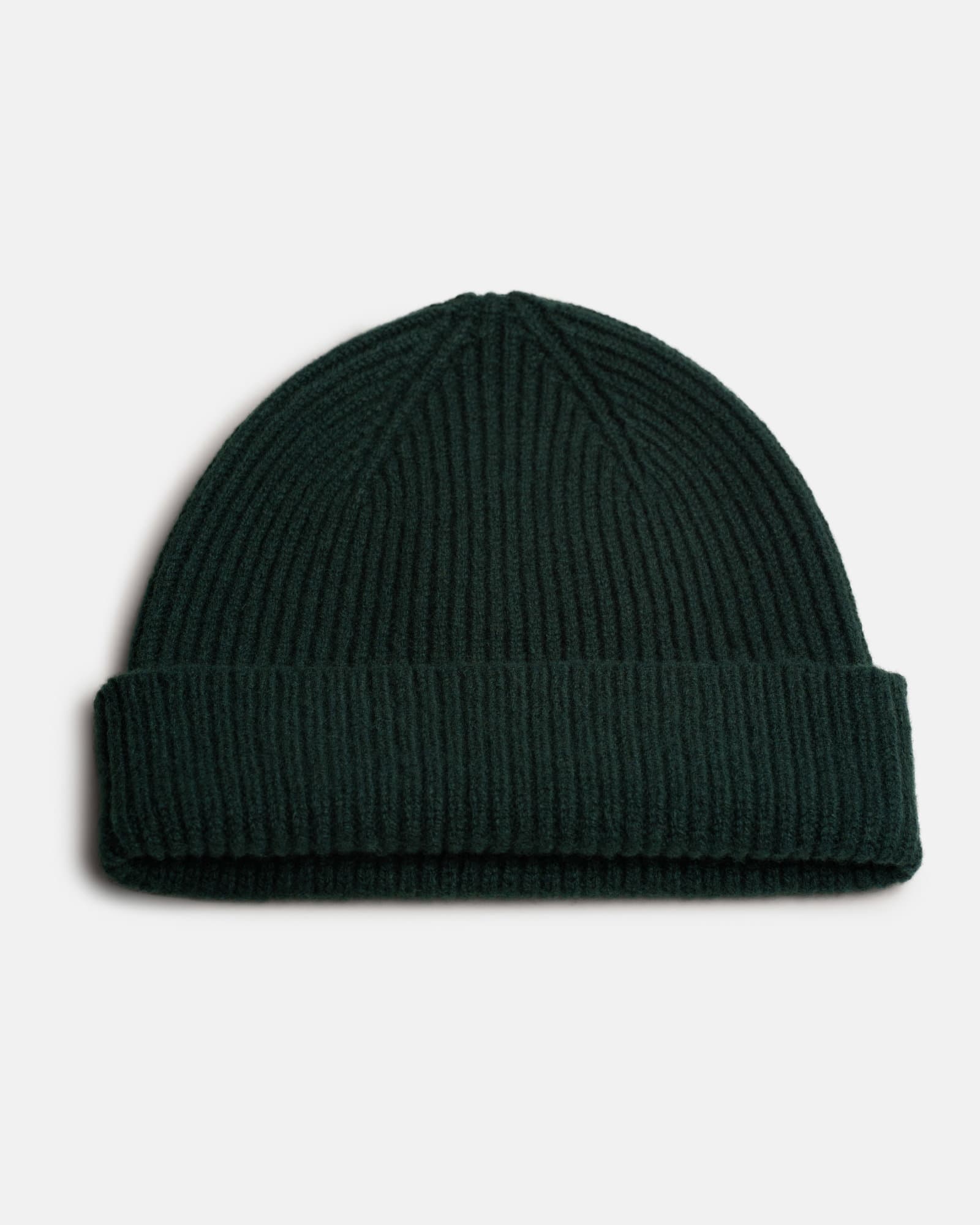 Solid Wool Hat Green