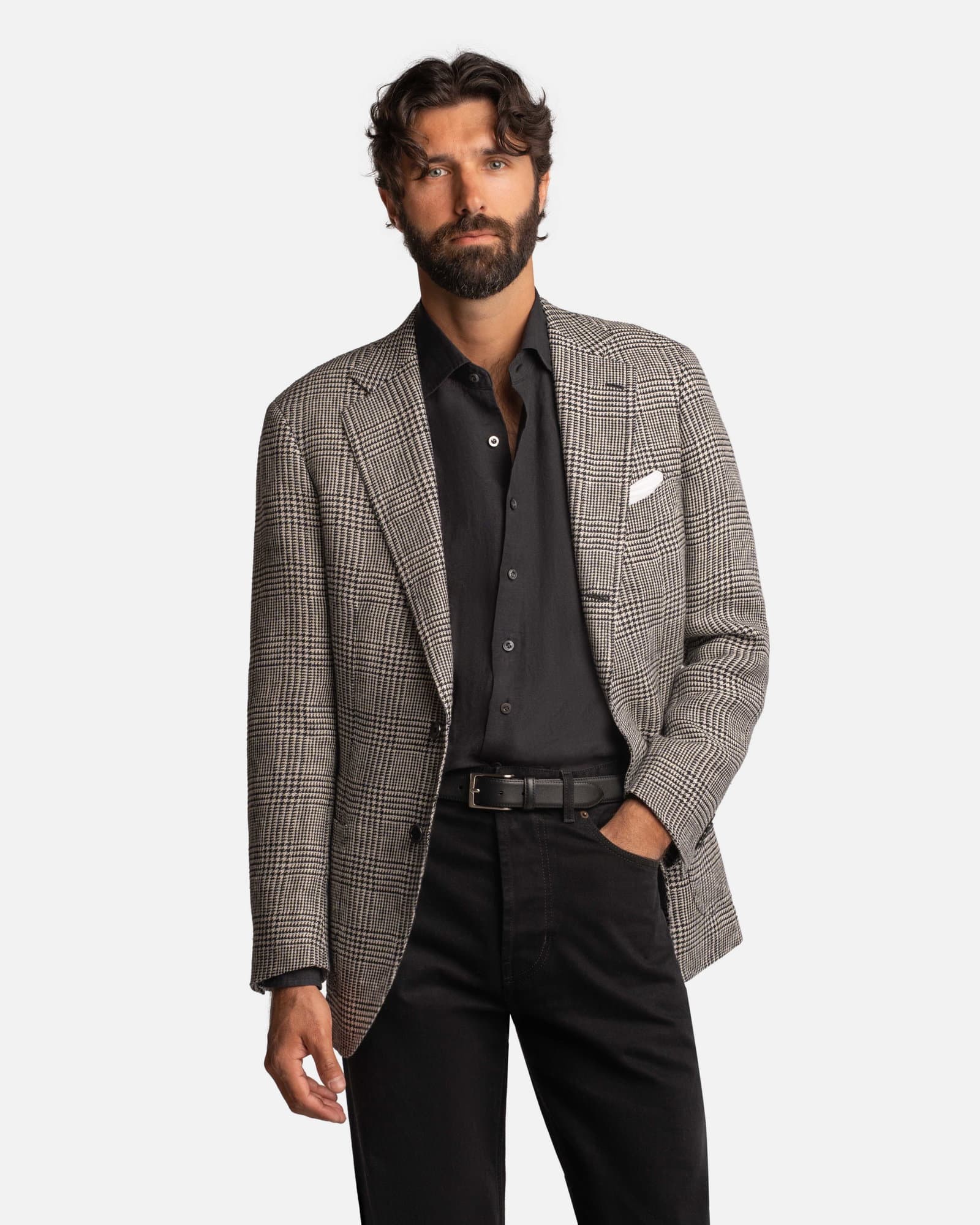 Mod 2 Glencheck Jacket Black